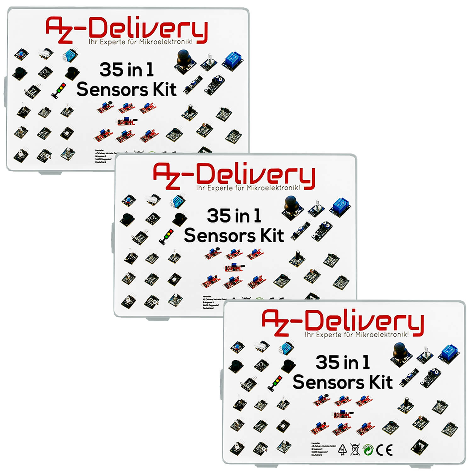 35 en 1 Kit de capteurs Kit de modules et accessoires compatibles avec Arduino et Raspberry Pi