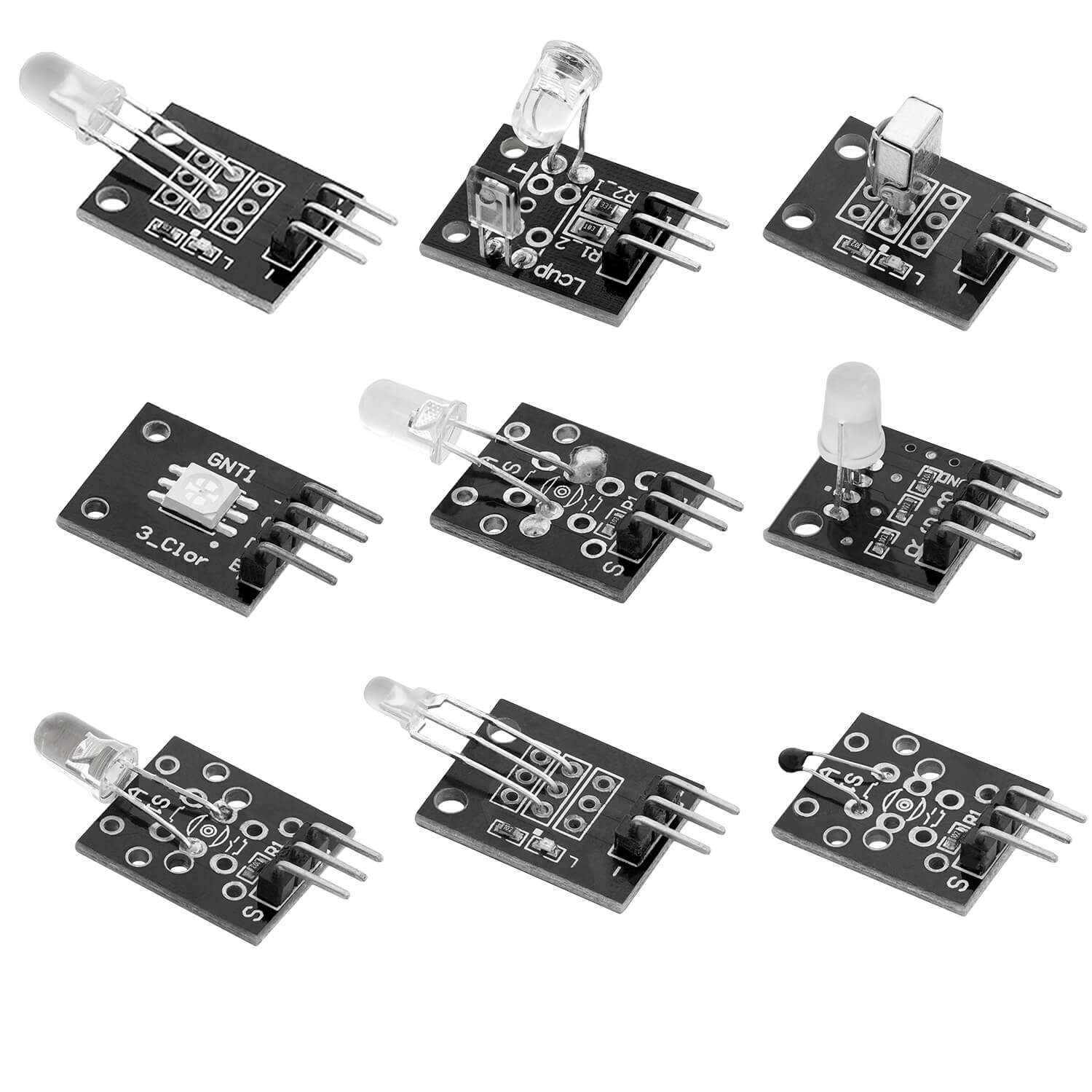 35 en 1 Kit de capteurs Kit de modules et accessoires compatibles avec Arduino et Raspberry Pi