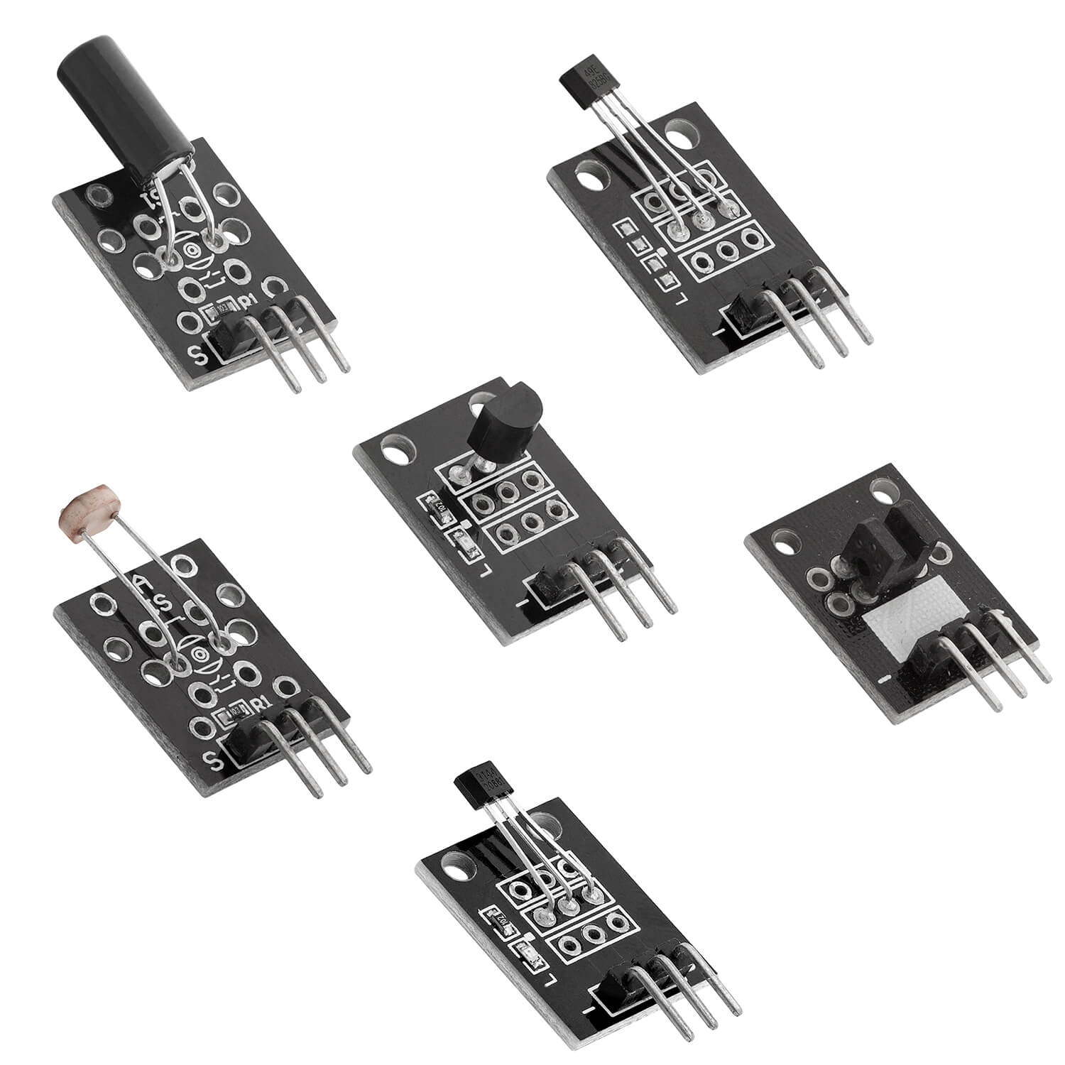 Kit de módulo de sensor 35 en 1 y kit de accesorios compatible con Arduino y Raspberry Pi