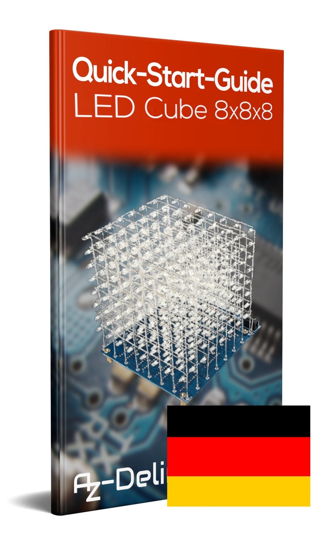 3D LED Cube 8x8x8 Lichtmatrix Würfel Bausatz zum Löten