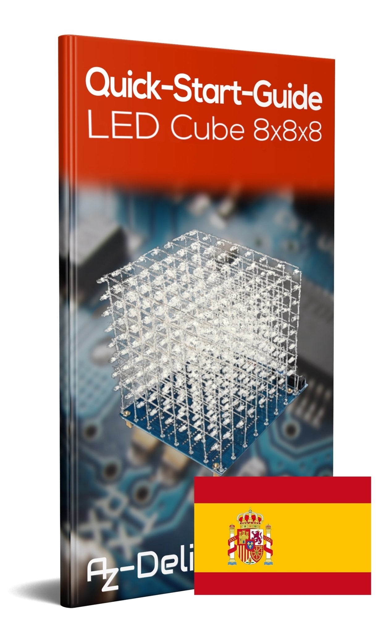 3D LED Cube 8x8x8 Light Matrix cube kit for soldering