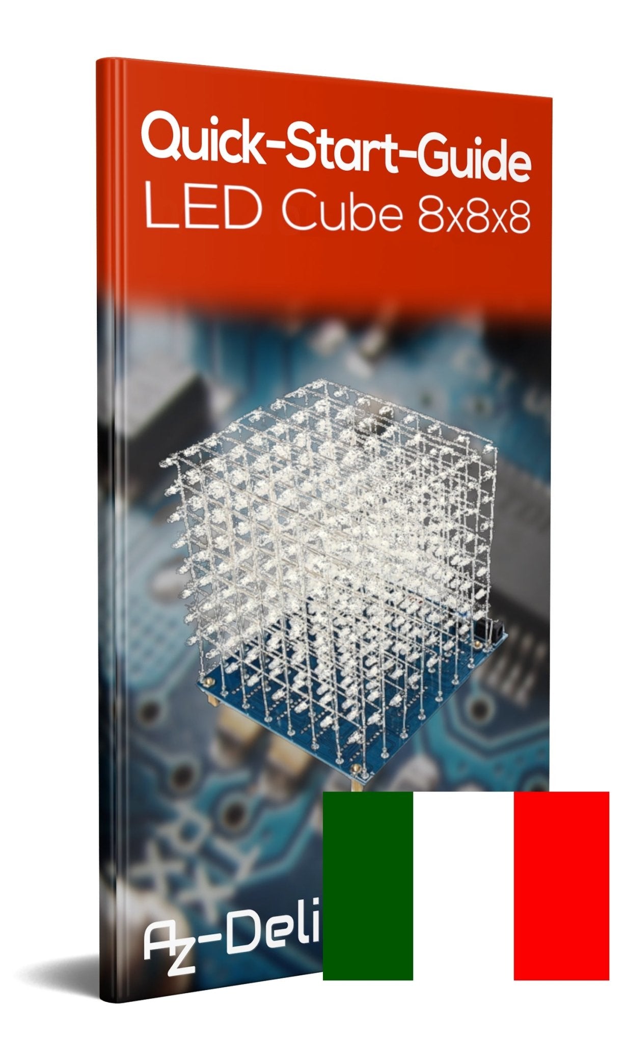 3D LED Cube 8x8x8 Lichtmatrix Würfel Bausatz zum Löten
