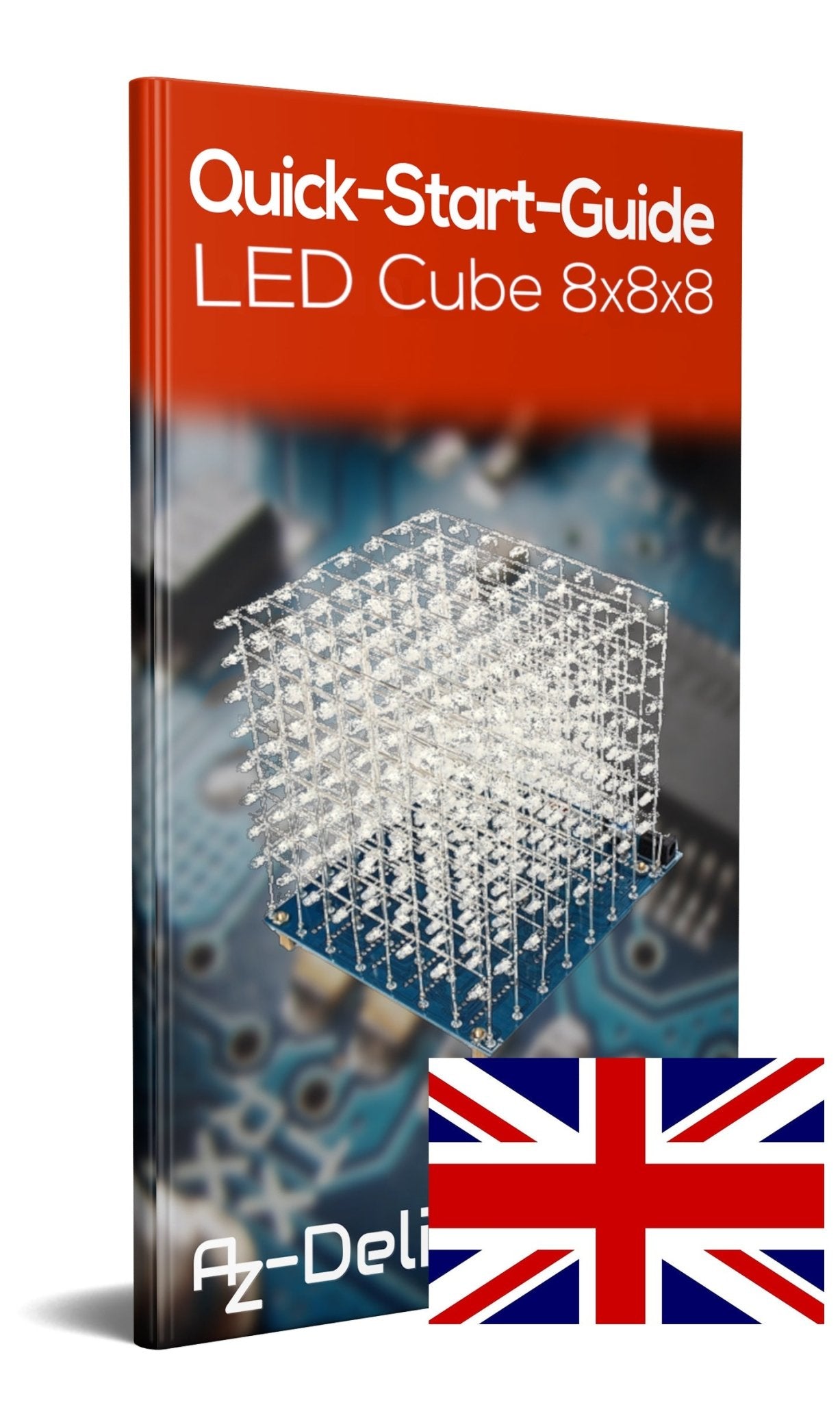 3D LED Cube 8x8x8 Light Matrix cube kit for soldering