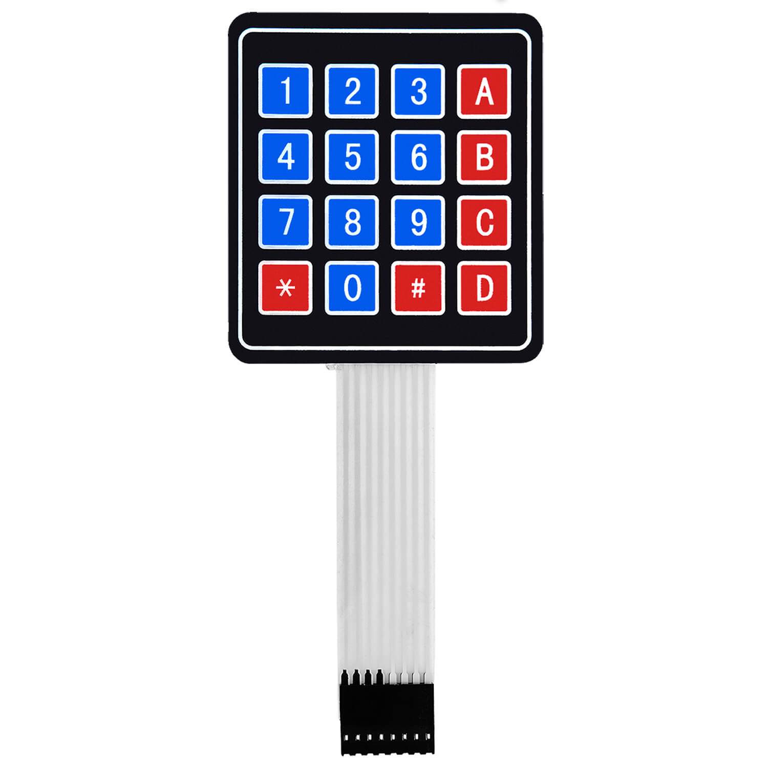 4x4 Matrix Array Keypad Tastenfeld Tastatur kompatibel mit Arduino und Raspberry Pi