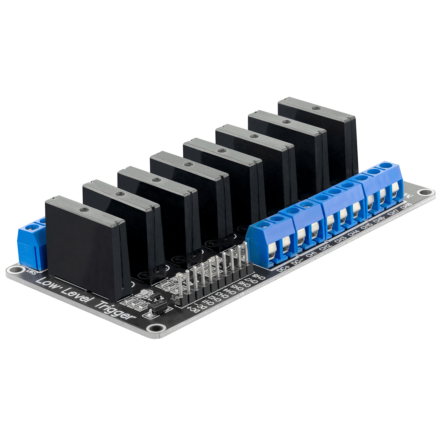 8 Kanaal Solid State Relais 5V DC Low Level Trigger Power Switch Compatibel met Arduino en Raspberry Pi