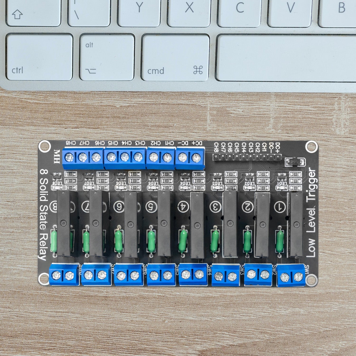 8 canaux Solid State Relais 5V DC Low Level Trigger Power Switch compatible avec Arduino et Raspberry Pi