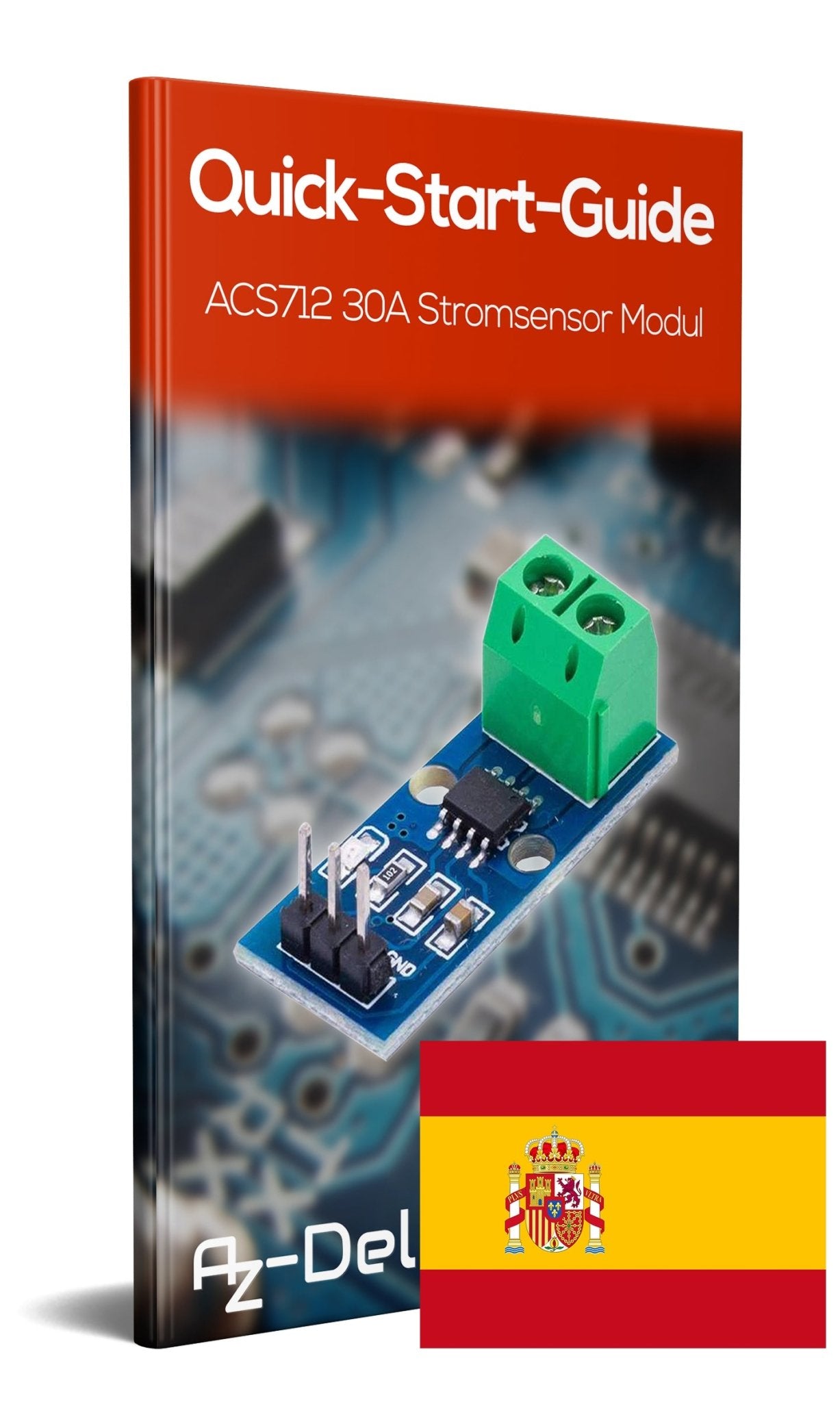 ACS712 30A Ampere Stromsensor Range Modul Current Sensor für Bascom - AZ-Delivery