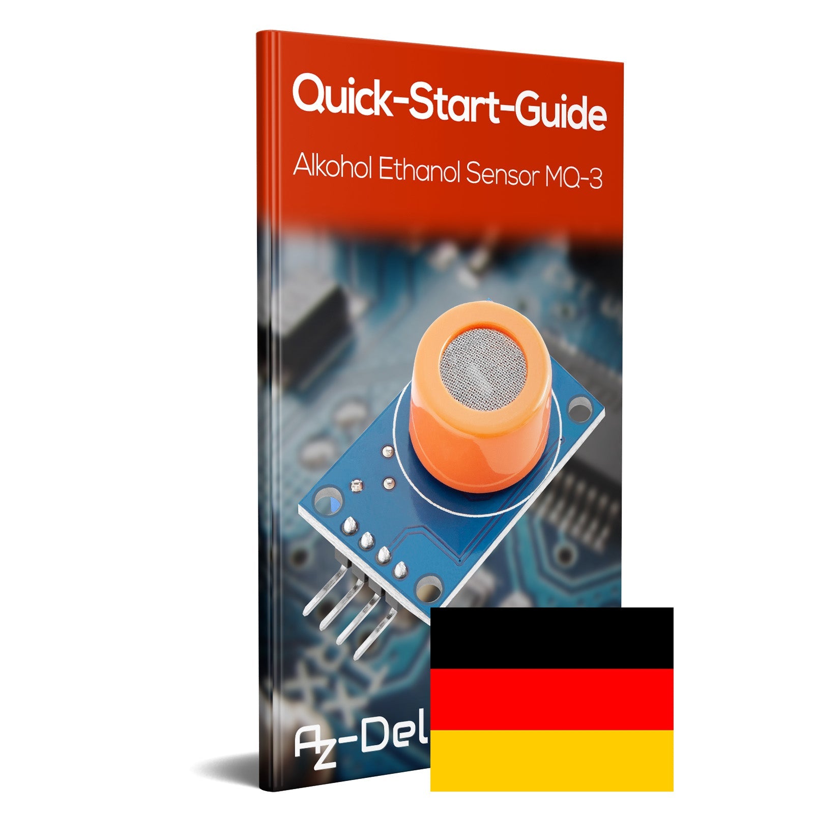 Alkohol Gas Sensor DC 5V MQ-3 mit Signalausgang, Atemgas-Detektionsplatine für Ethanol Alkohol Dampf - AZ-Delivery