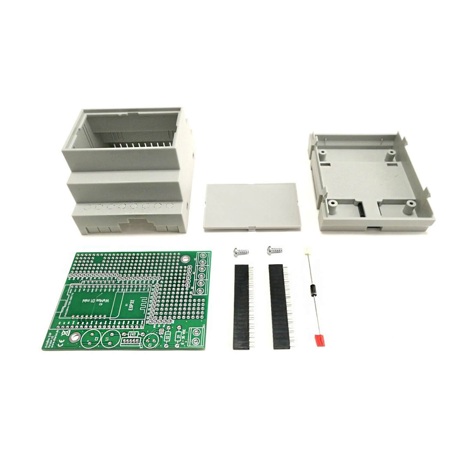 ArduiBox ESP - Hutschienen Montage- und Anschluss Set - AZ-Delivery