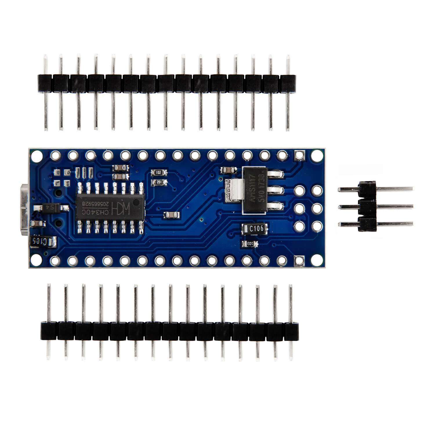 AZ-Nano V3-Board mit Atmega328 CH340 nicht verlötete, verbesserte Version - AZ-Delivery