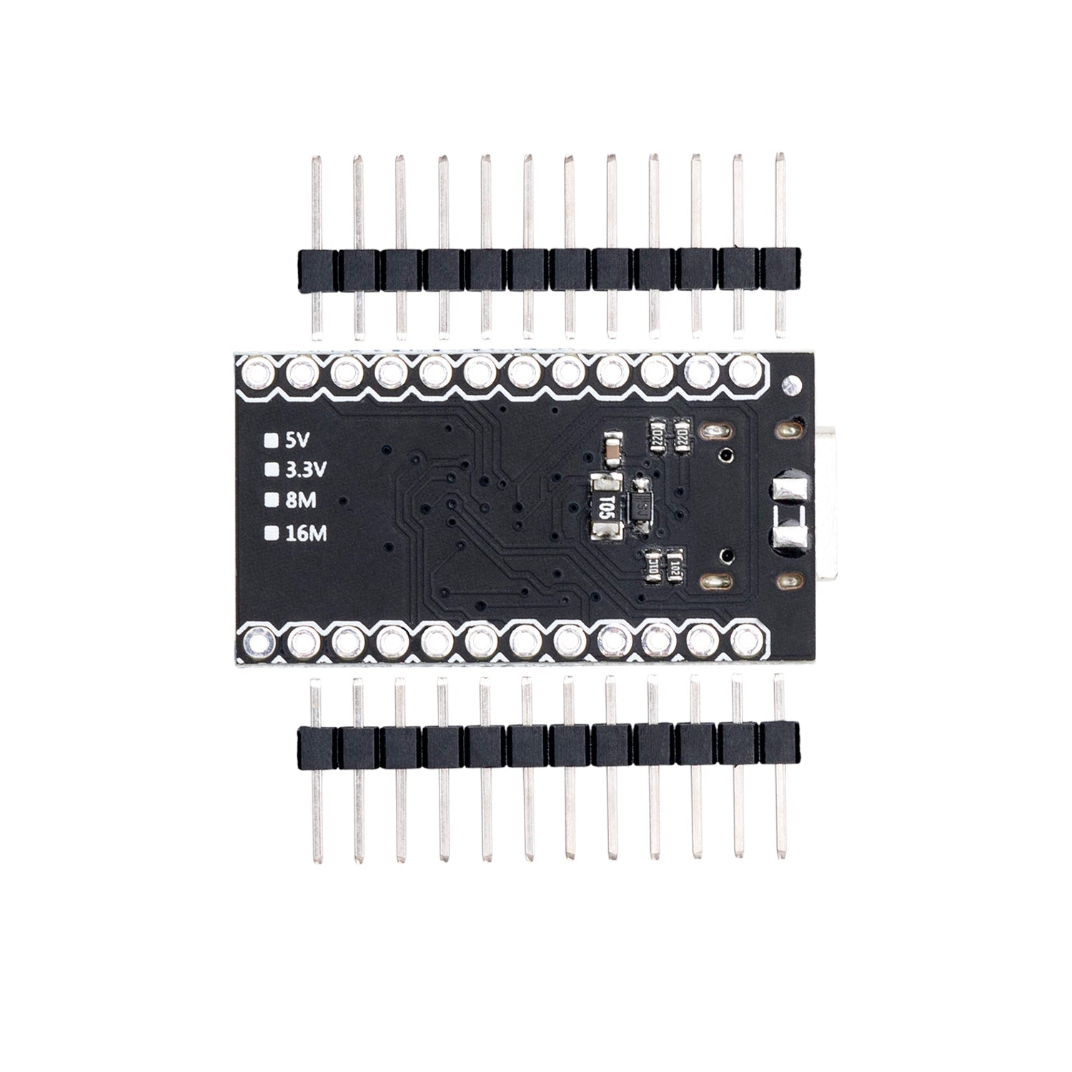 AZ-ProMicro-Board ATMEGA32U4 5V/16MHZ Entwicklungsboard Mikrocontroller mit Bootloader IDE und USB C - AZ-Delivery