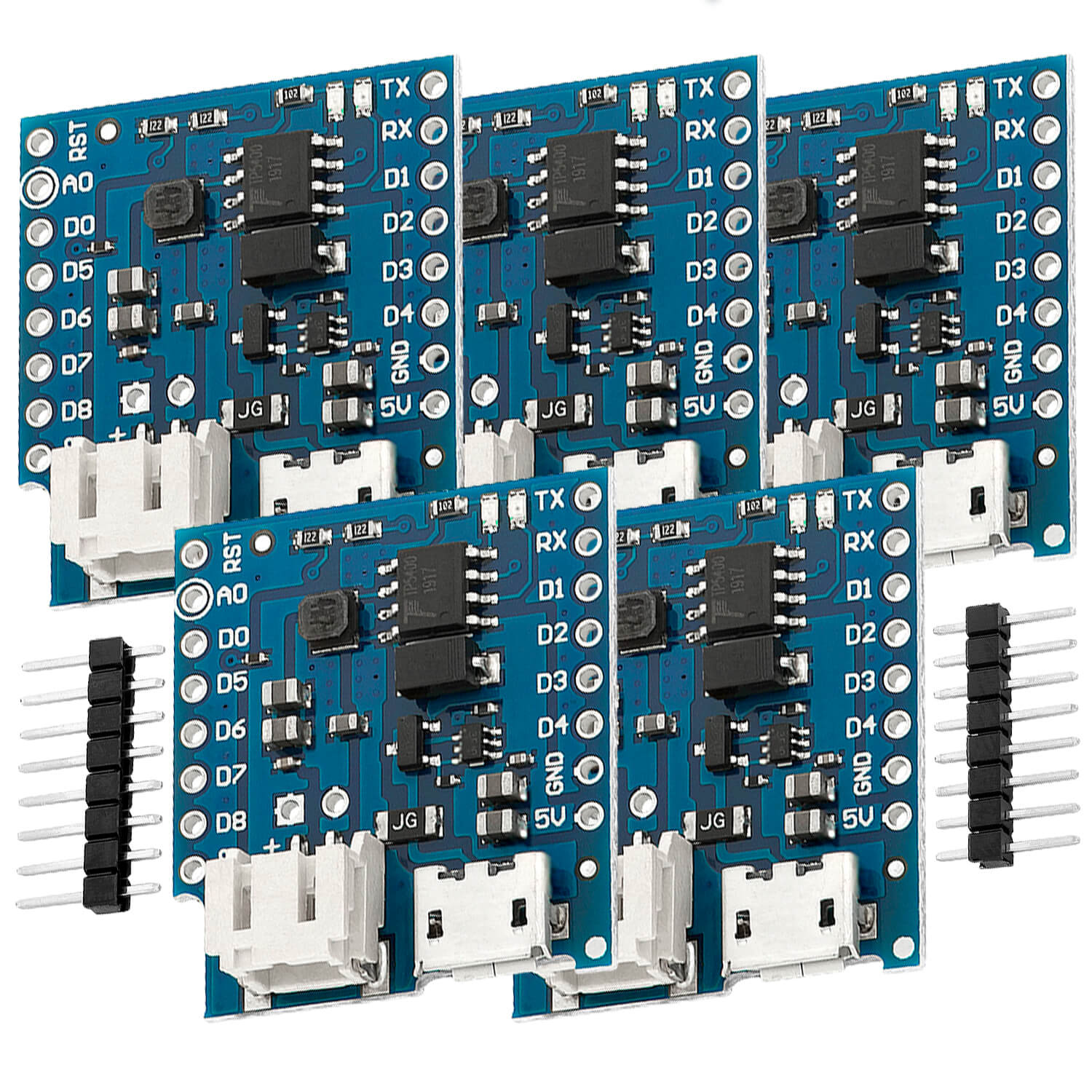 Batterie Shield für Lithium Batterien für D1 Mini - AZ-Delivery