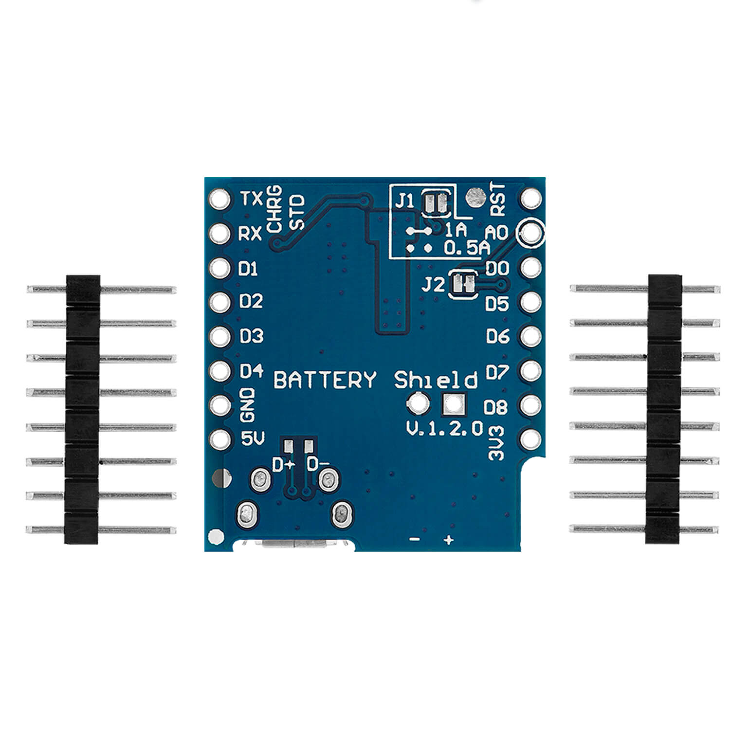 Batterie Shield für Lithium Batterien für D1 Mini - AZ-Delivery