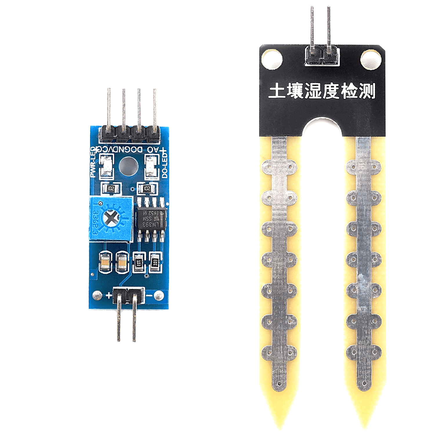 Bodenfeuchtesensor Hygrometer Boden Feuchtigkeit Module kompatibel mit Arduino und Raspberry Pi - AZ-Delivery