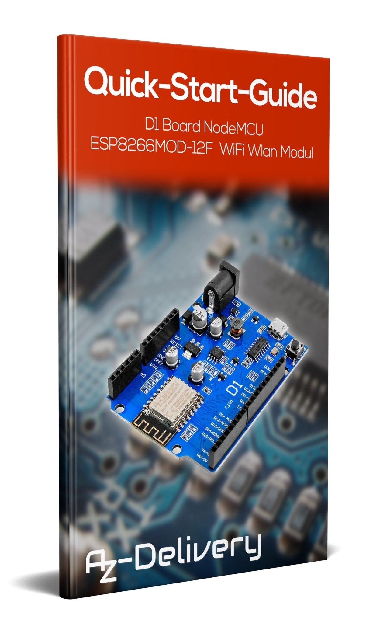 D1 Board NodeMCU ESP8266MOD-12F WiFi Wlan Modul - AZ-Delivery