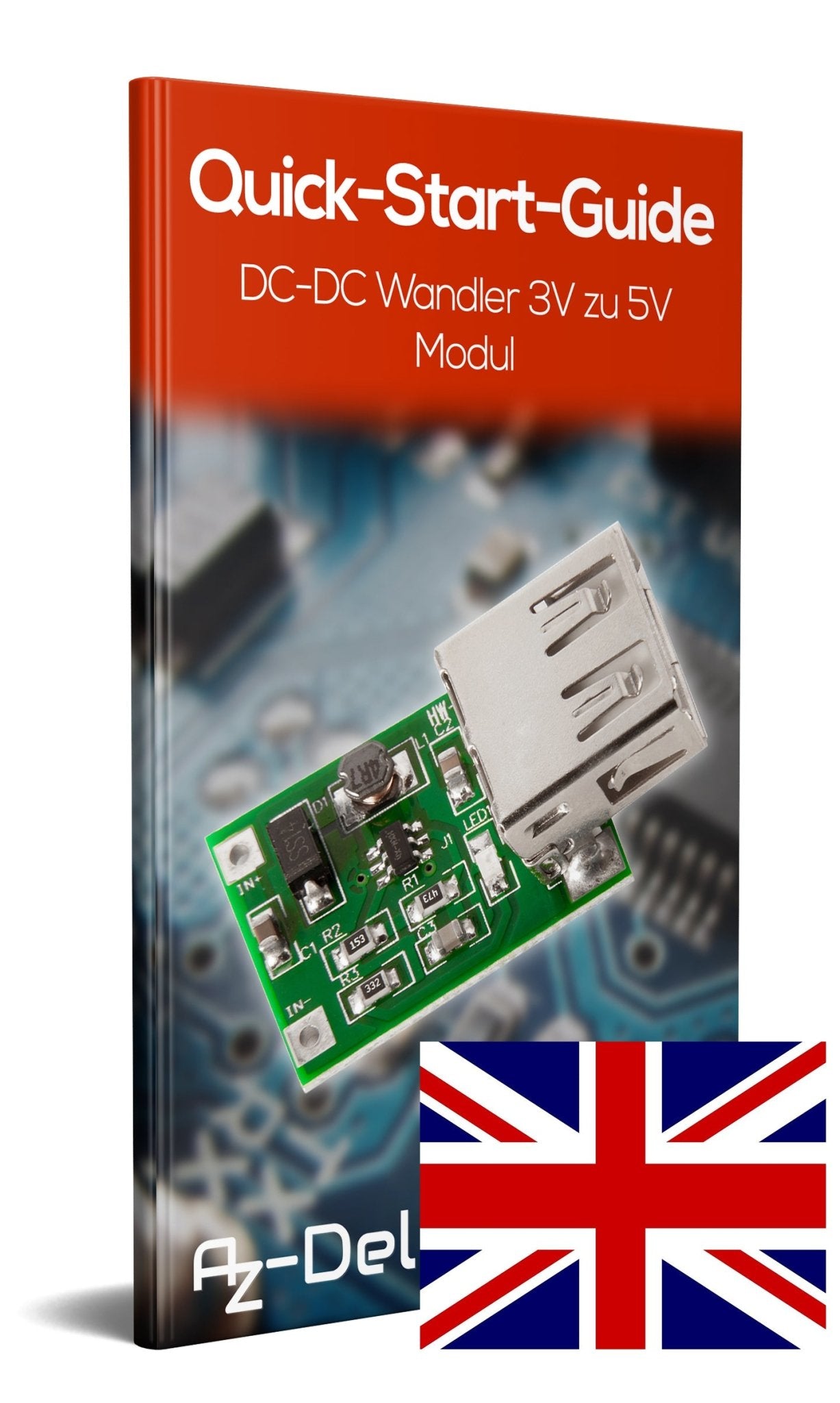 DC-DC Wandler 3V zu 5V USB Ausgang 600mA step up Power Module - AZ-Delivery