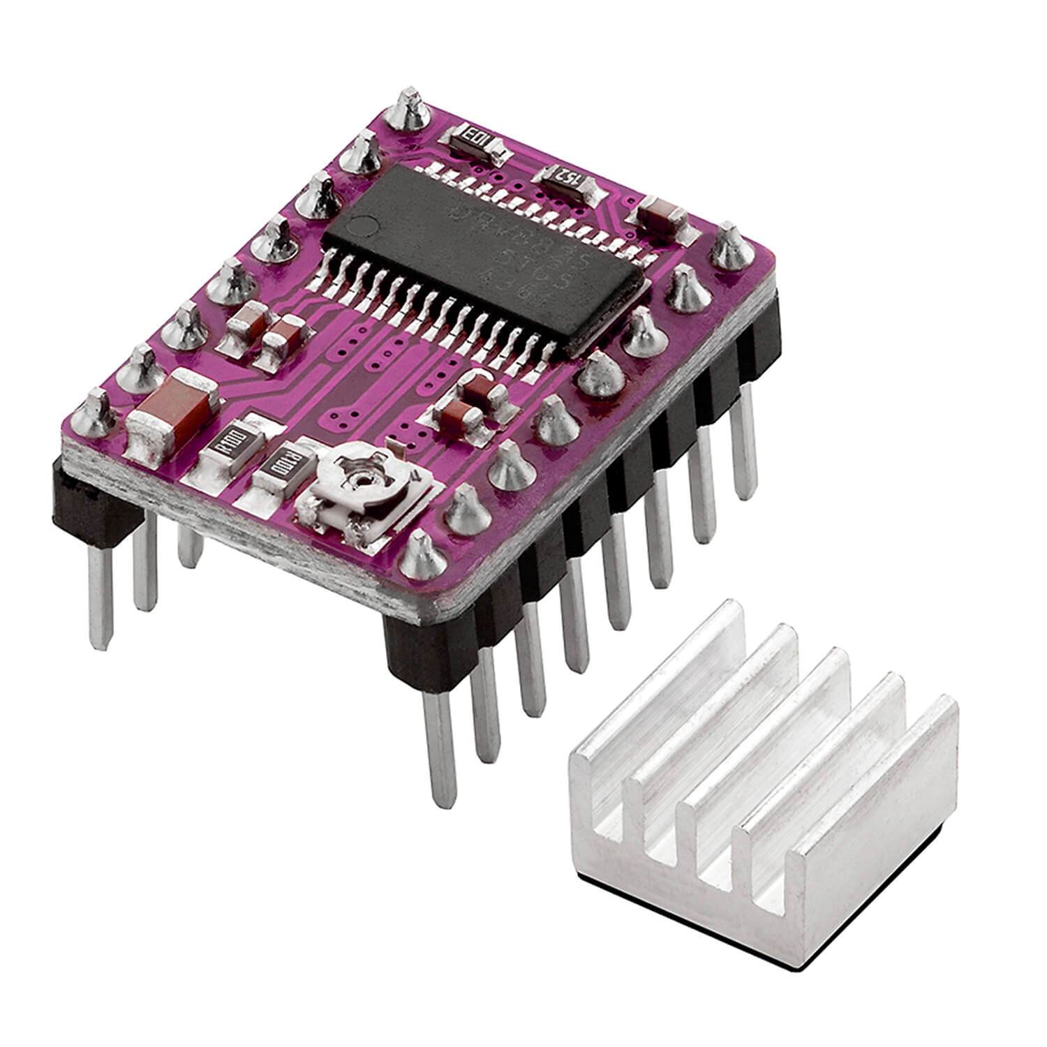 DRV8825 Schrittmotor-Treiber-Modul mit Kühlkörper, z.B. für RAMPS 1.4, CNC-Shield, 3D Drucker, Prusa Mendel - AZ-Delivery