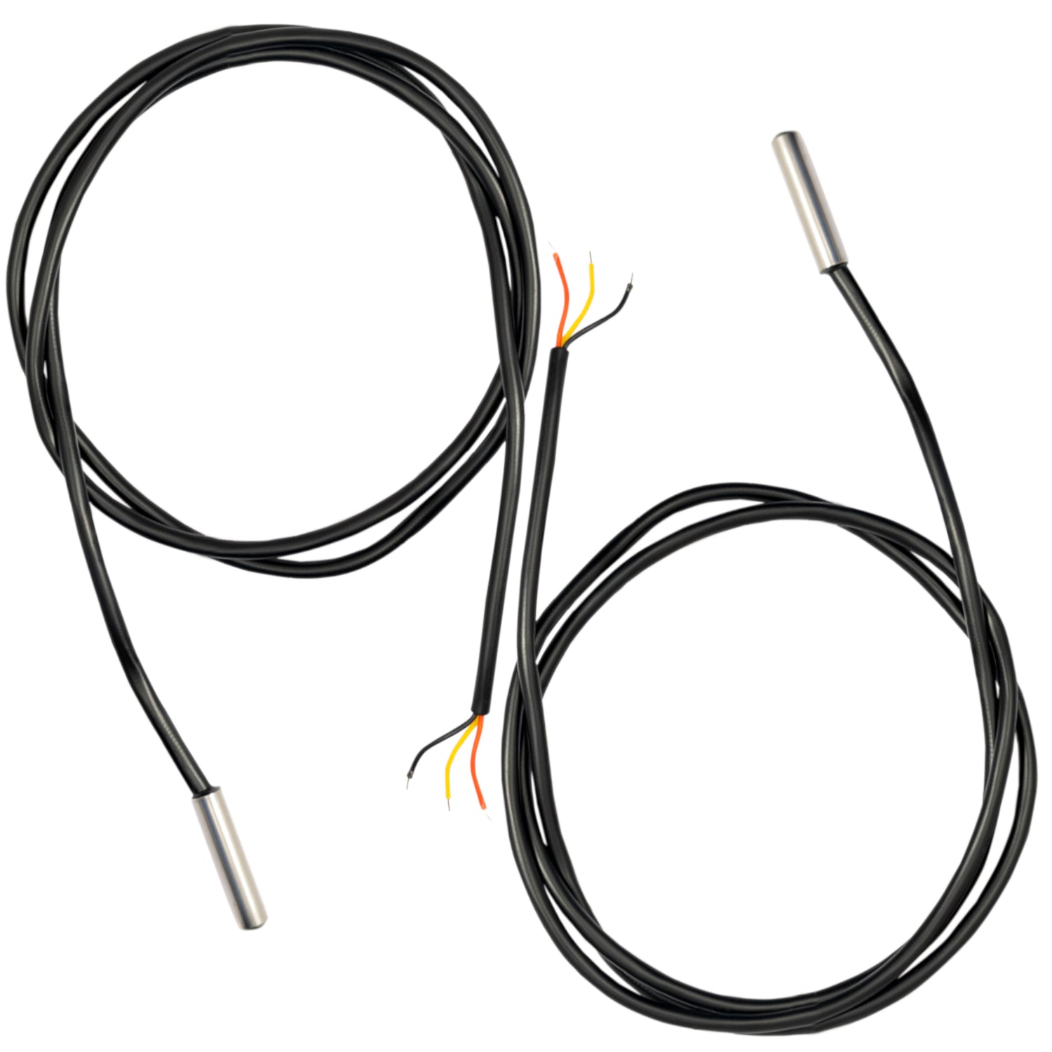 DS18B20 1M Kabel digitaler Edelstahl Temperatursensor ohne Schrumpfschlauch, kompatibel mit Arduino und Raspberry Pi - AZ-Delivery