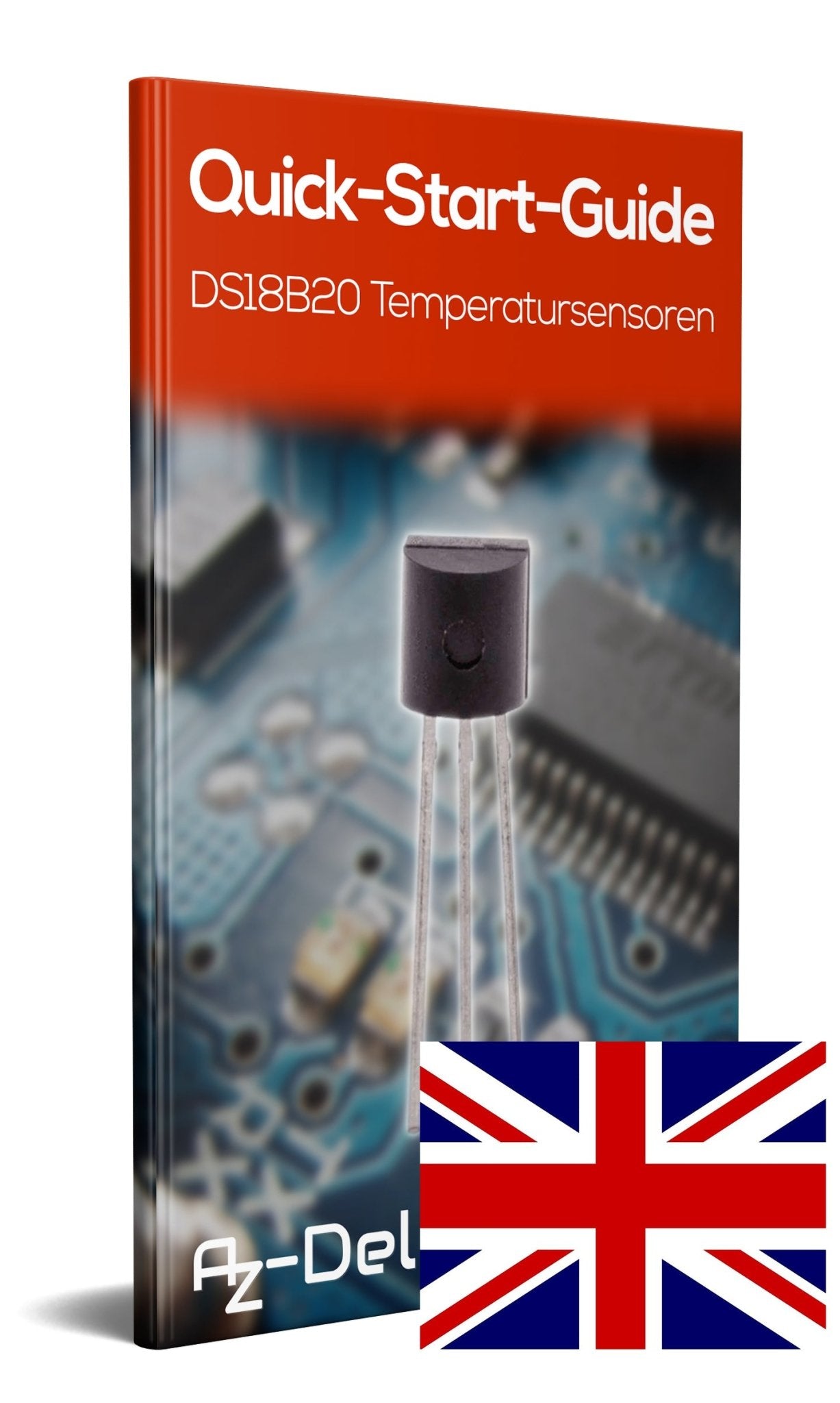 DS18B20 digitaler Temperatursensor TO92-55°C - +125°C - AZ-Delivery