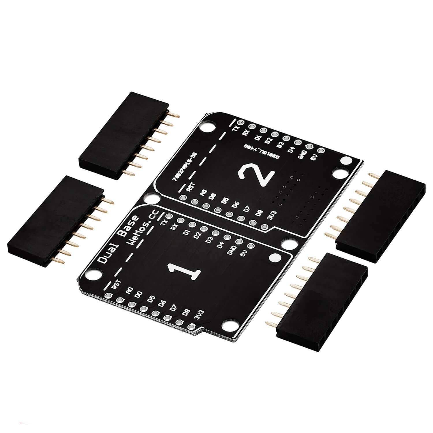 Dual Base Shield PCB Board Für D1 Mini NodeMCU ESP8266 - AZ-Delivery