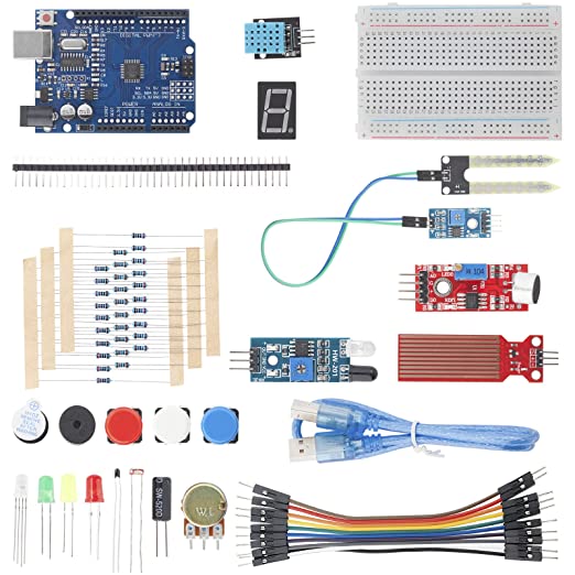 Elektronik Basic Starter Kit mit MCU, Breadboard, Sensor-Modulen und Wiederstand Set kompatibel mit Arduino - AZ-Delivery