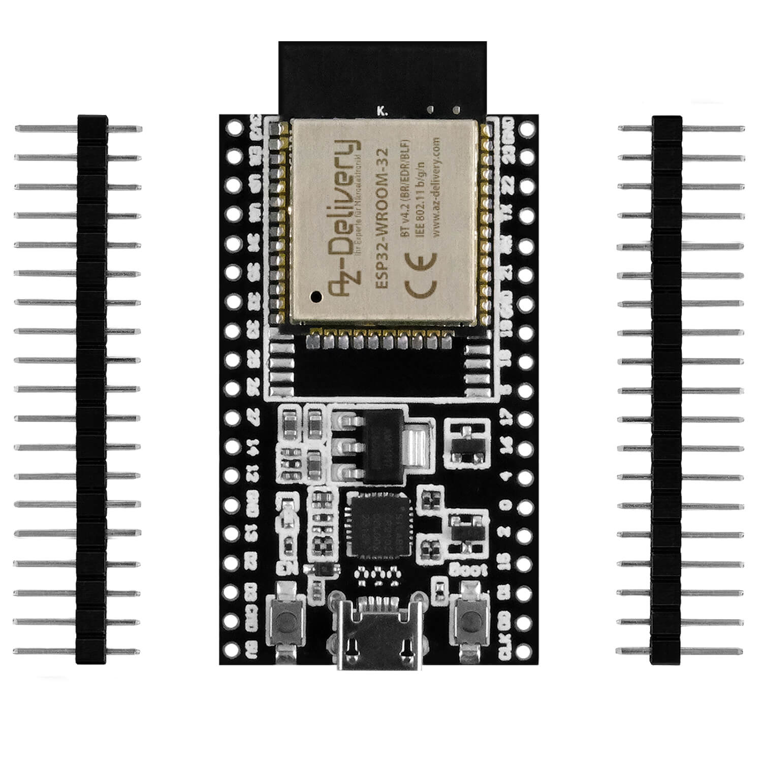 ESP32 Dev Kit C V4 unverlötet kompatibel mit Arduino - AZ-Delivery