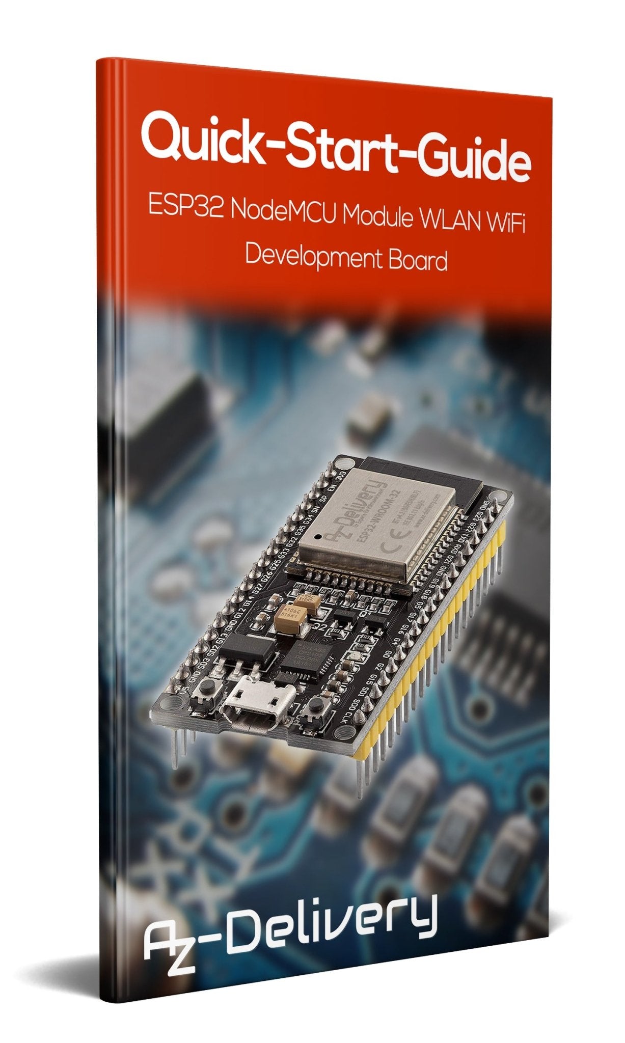 ESP32 NodeMCU Module WLAN WiFi Development Board mit CP2102 (Nachfolgermodell zum ESP8266) - AZ-Delivery