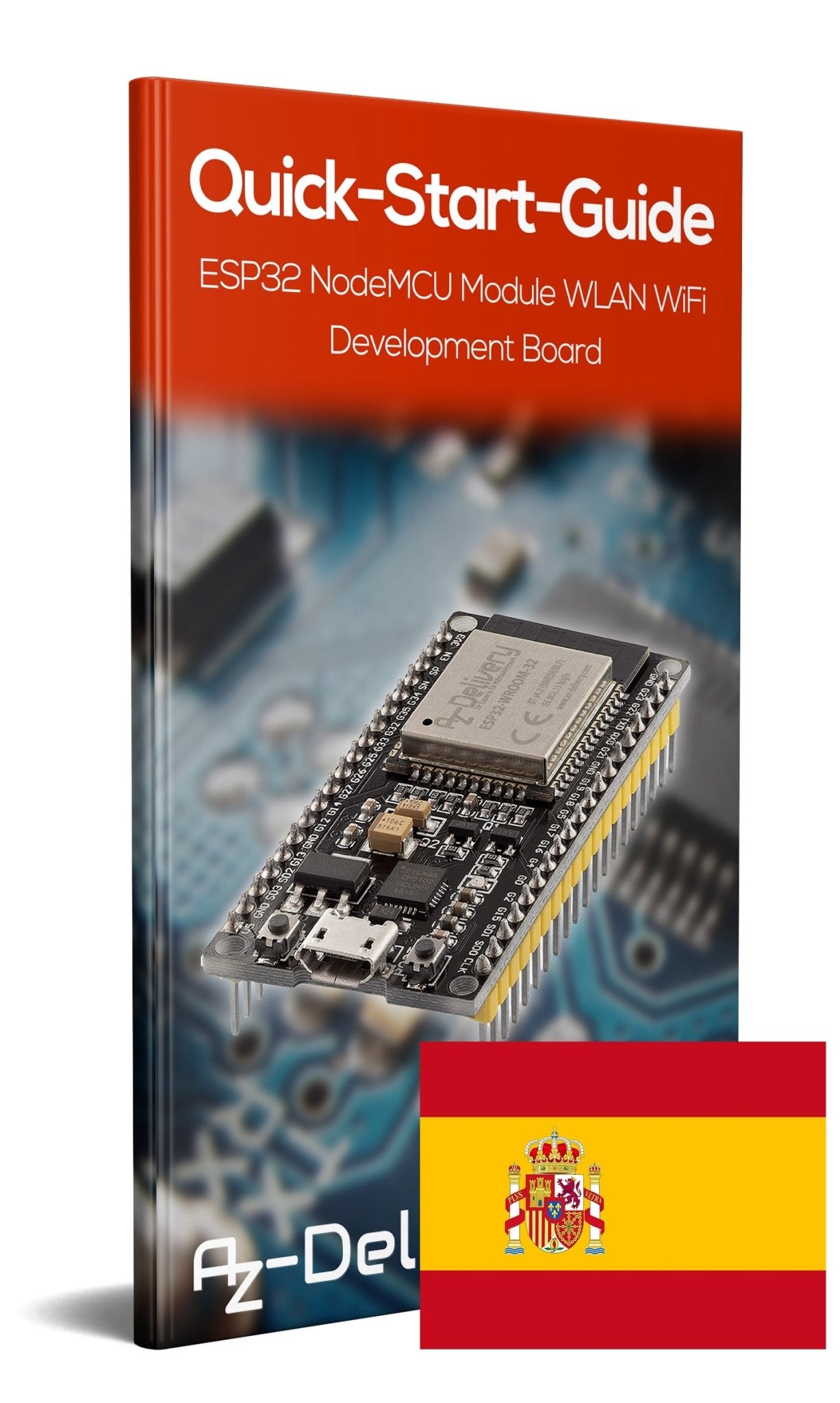 ESP32 NodeMCU Module WLAN WiFi Development Board mit CP2102 (Nachfolgermodell zum ESP8266) - AZ-Delivery