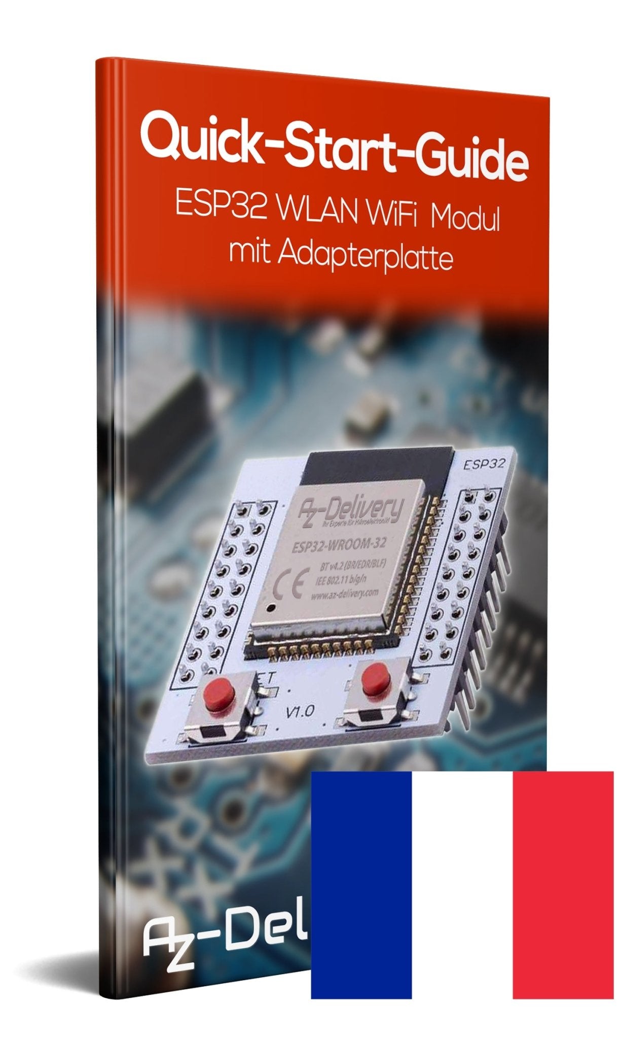 ESP32 Wlan WiFi Modul mit gratis Adapterplatte für Raspberry Pi und Mikrocontroller - AZ-Delivery