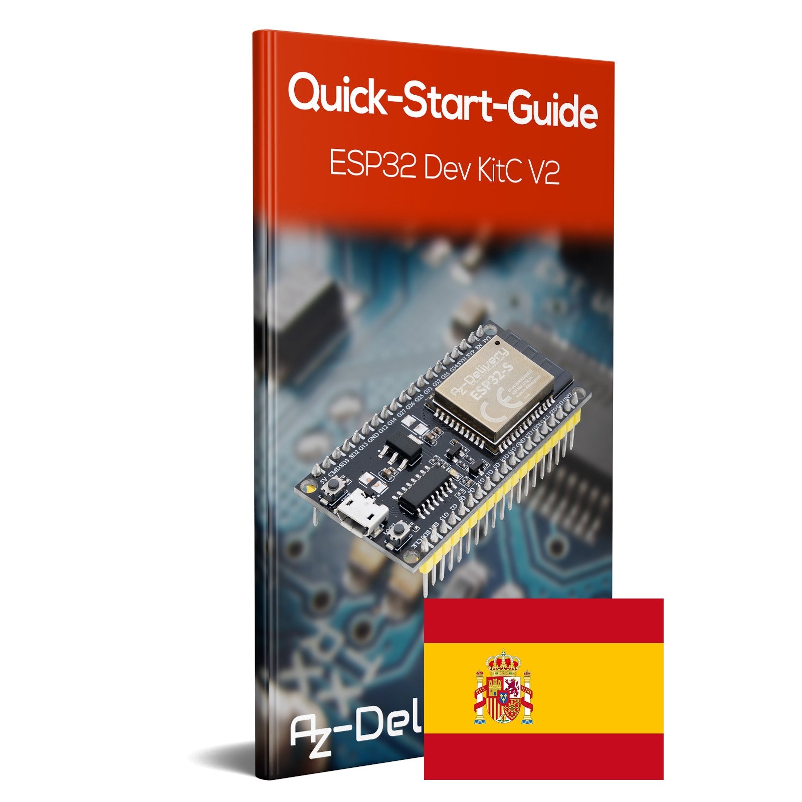 ESP32S NodeMCU Module WLAN WiFi Dev Kit C Development Board mit CH340 (Nachfolgermodell zum ESP8266) kompatibel mit Arduino - AZ-Delivery