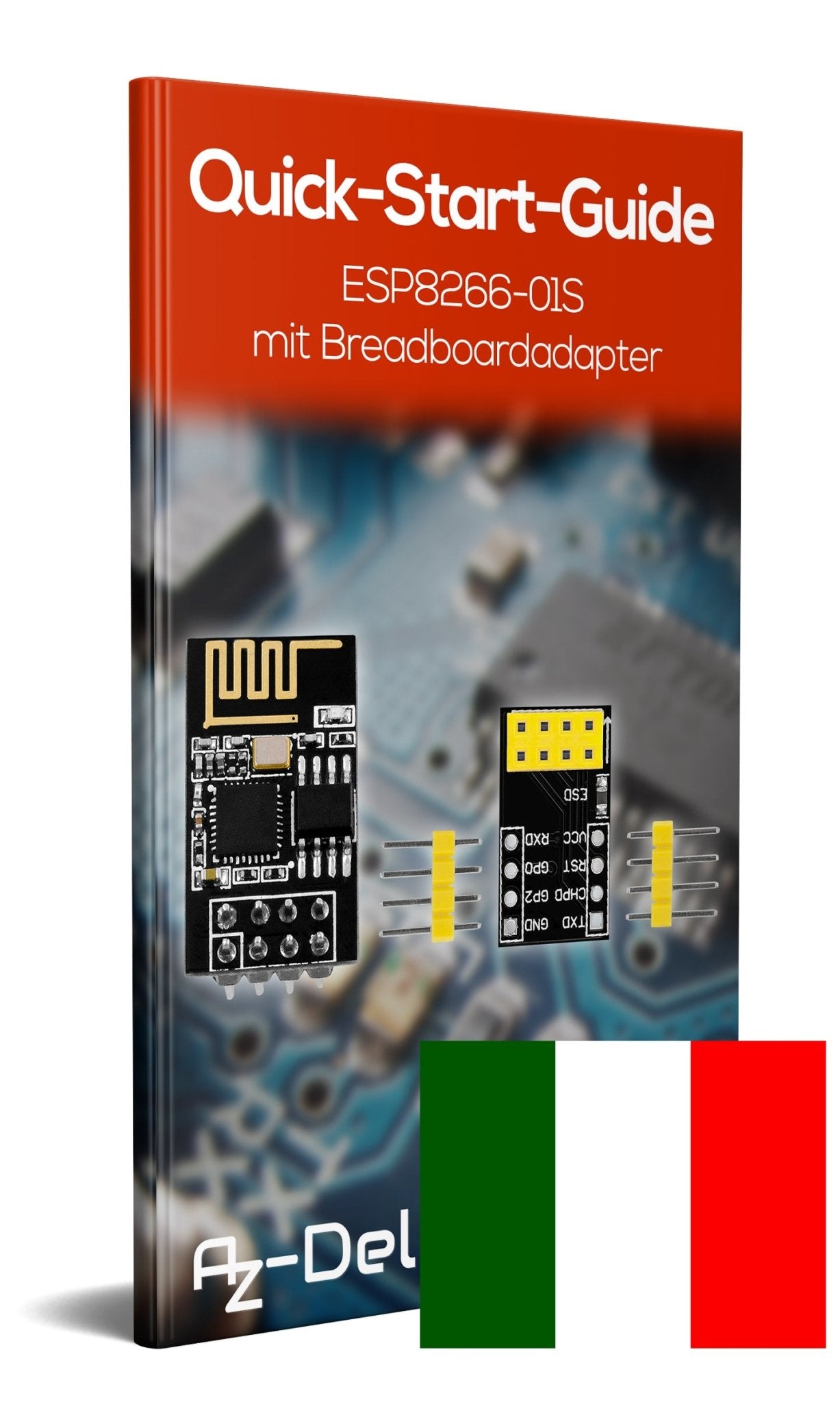 ESP8266 01 esp-01 Wlan WiFi Modul mit Breadboardadapter - AZ-Delivery