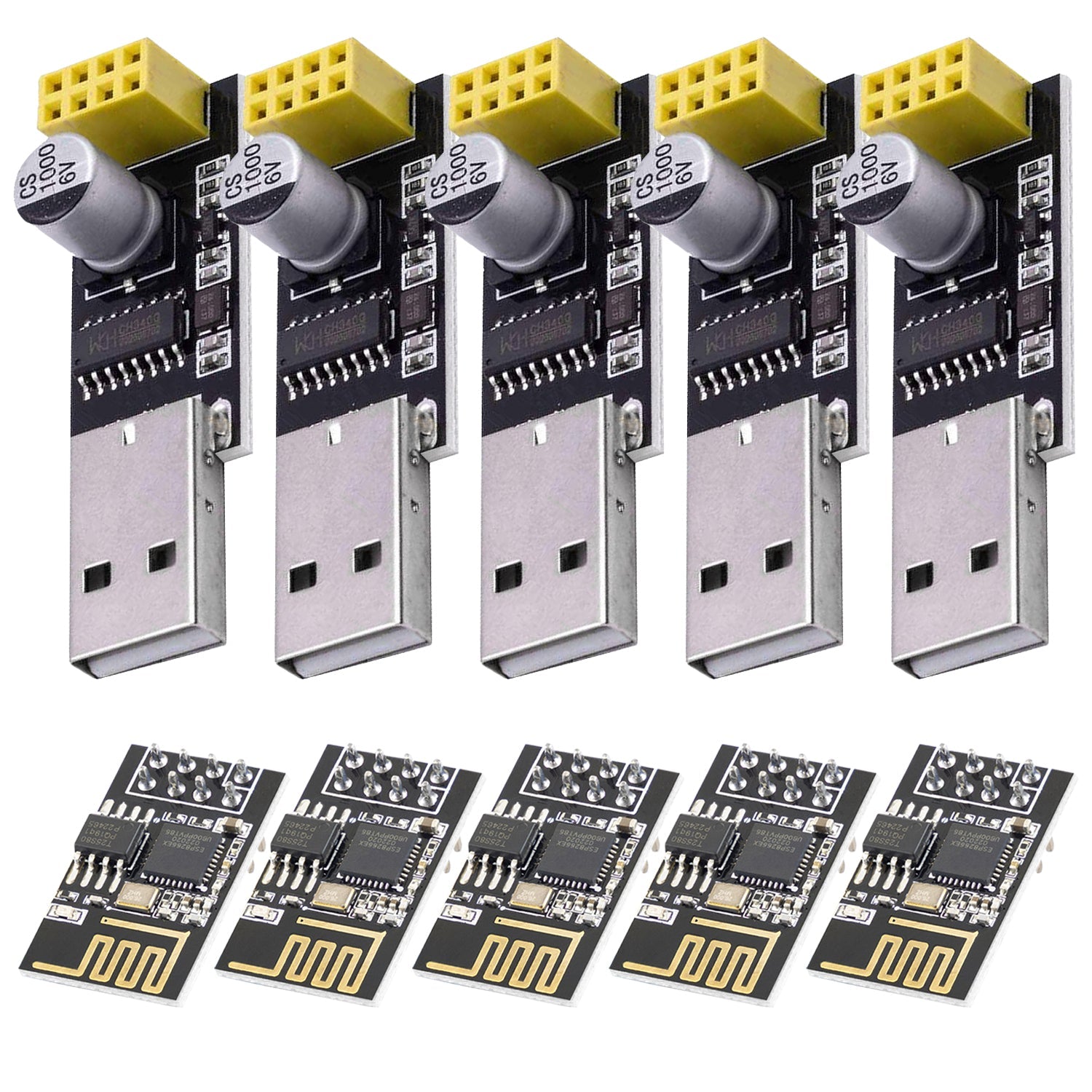 ESP8266 ESP-01S mit USB-Adapter Wlan WiFi Modul - AZ-Delivery