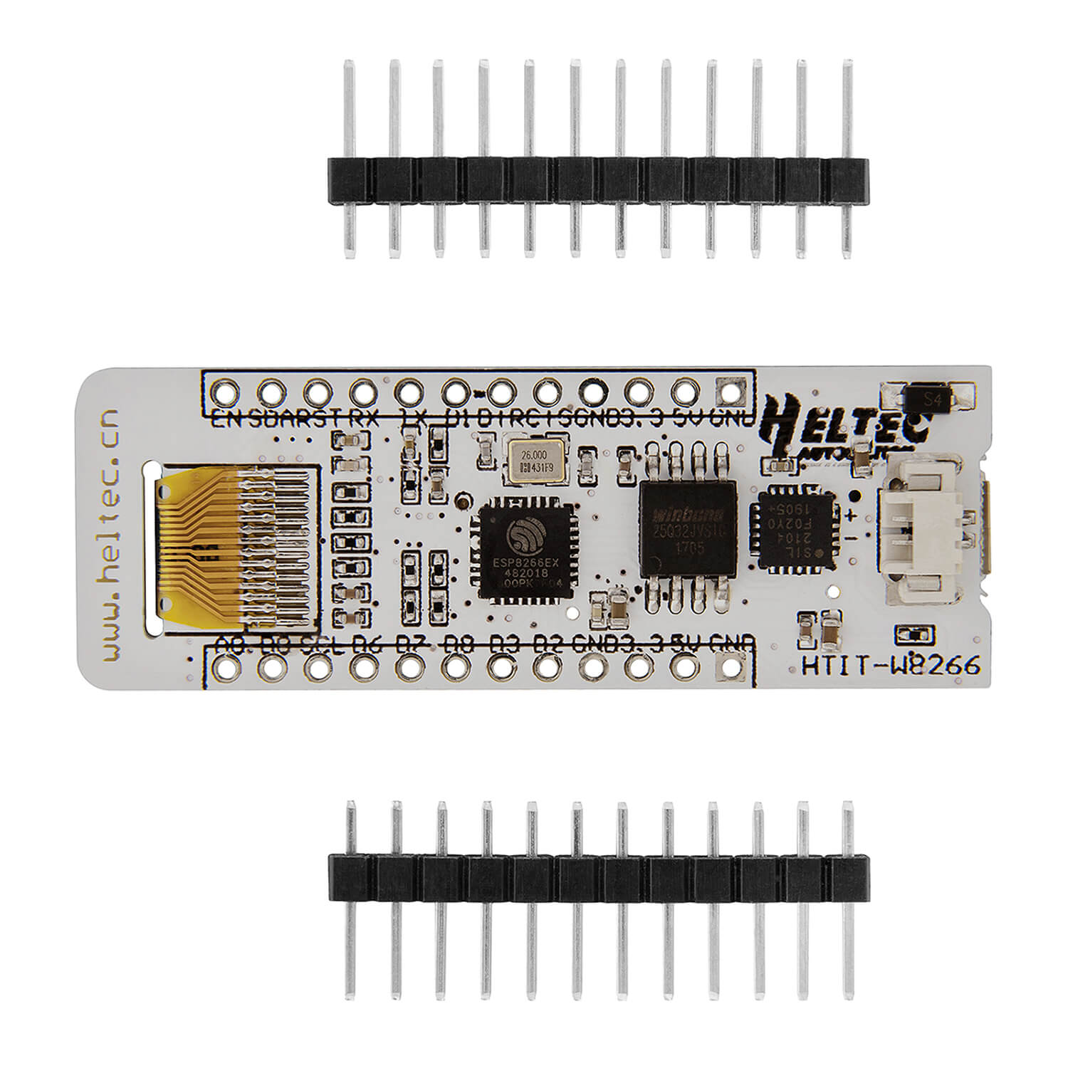 ESP8266 Mikrocontroller mit integriertem 0.91" OLED Display - AZ-Delivery