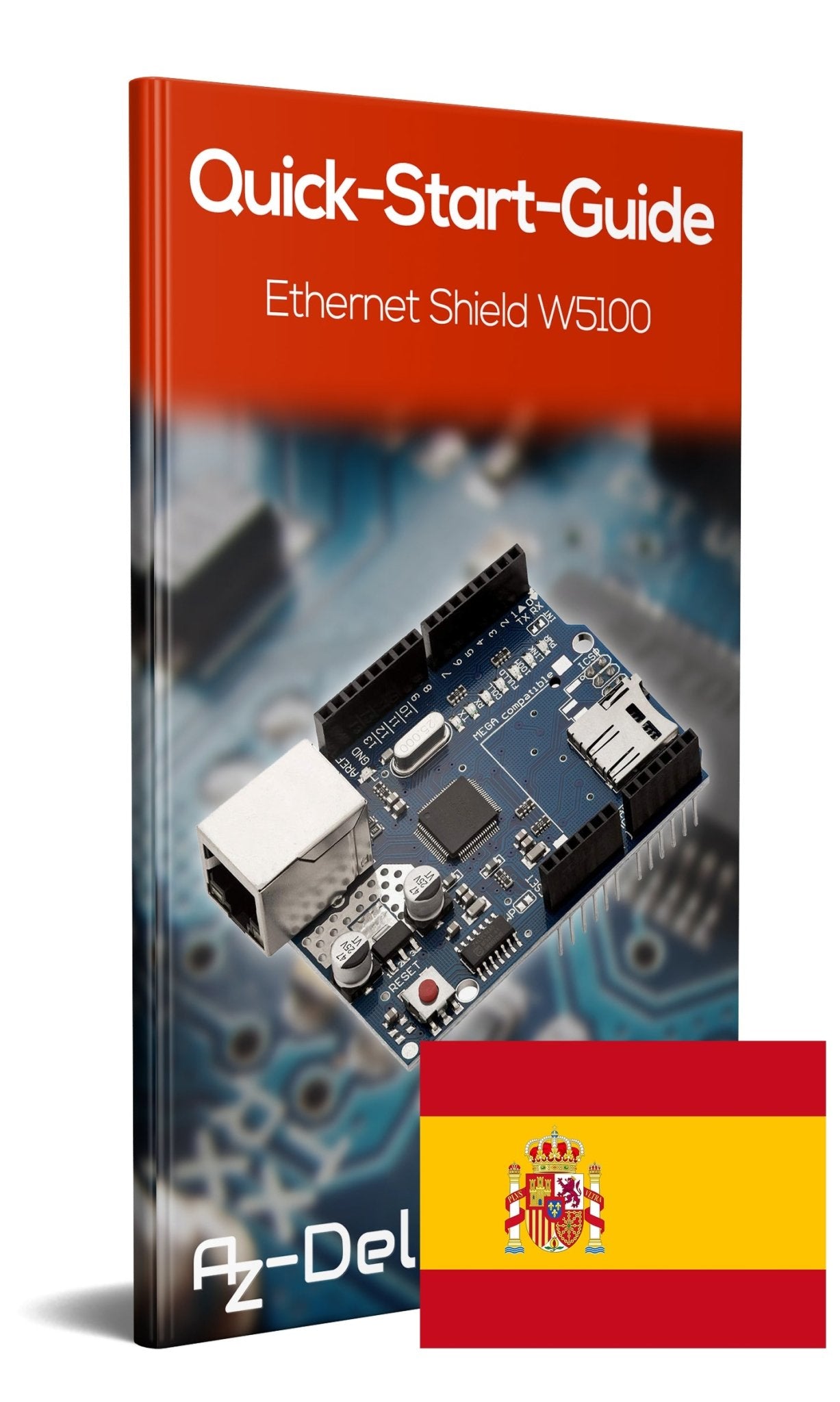 Ethernet Shield W5100 mit MicroSD-Karten Slot - AZ-Delivery