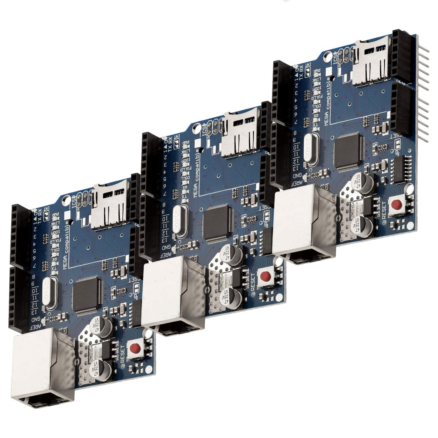 Ethernet Shield W5100 mit MicroSD-Karten Slot - AZ-Delivery