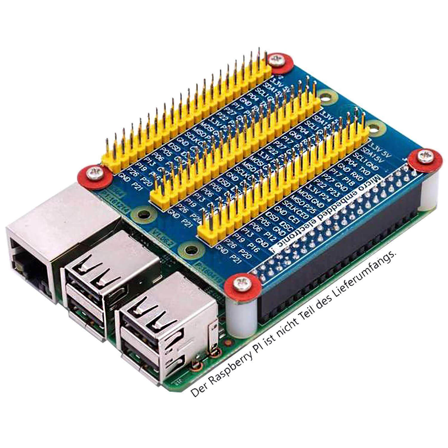 GPIO Erweiterung Extension Board Für Raspberry Pi 3, Pi 2, Pi Modell B - AZ-Delivery