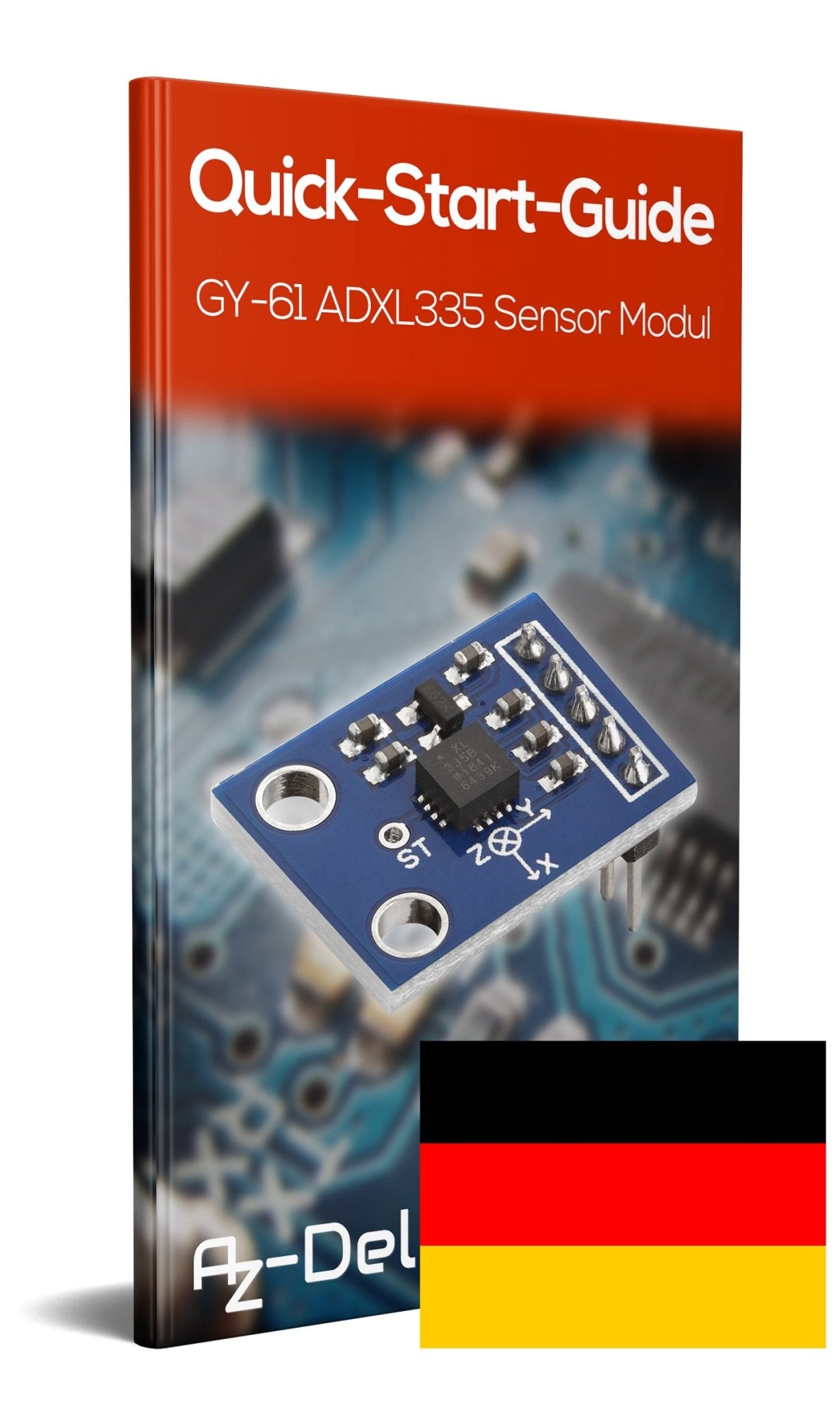 GY-61 ADXL335 Beschleunigungssensor 3-Axis Neigungswinkel Modul - AZ-Delivery