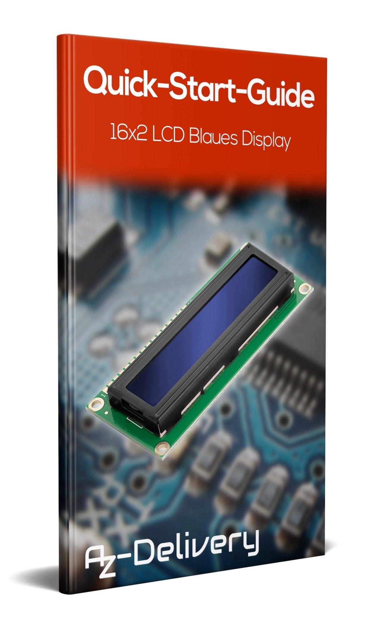 HD44780 1602 LCD Modul Display 2x16 Zeichen (mit blauem Hintergrund) - AZ-Delivery