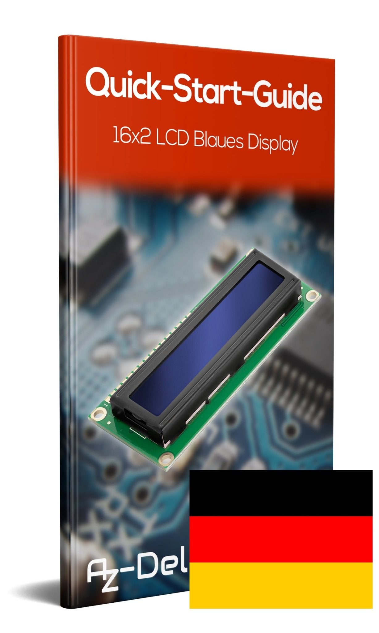 HD44780 1602 LCD Modul Display 2x16 Zeichen (mit blauem Hintergrund) - AZ-Delivery