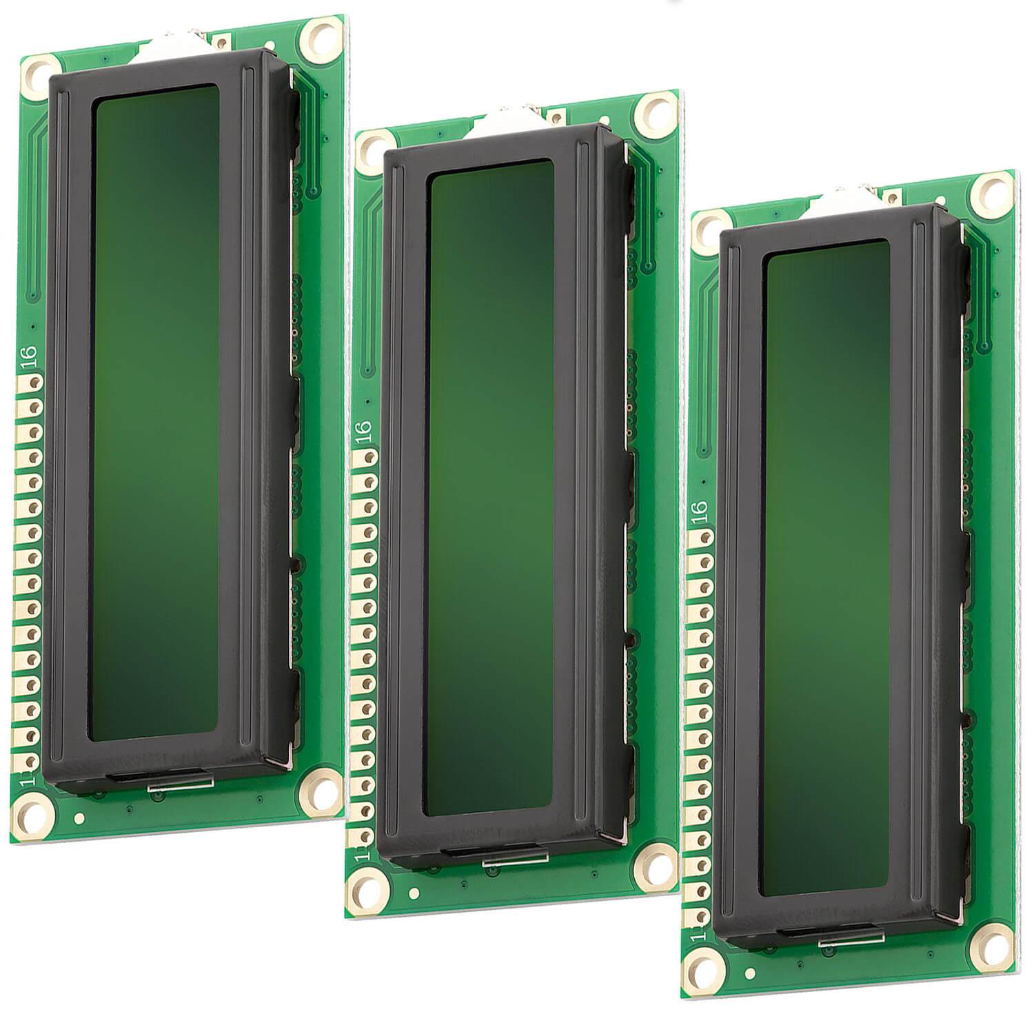 HD44780 1602 LCD Modul Display 2x16 Zeichen (mit grünem Hintergrund) kompatibel mit Arduino und Raspberry Pi - AZ-Delivery