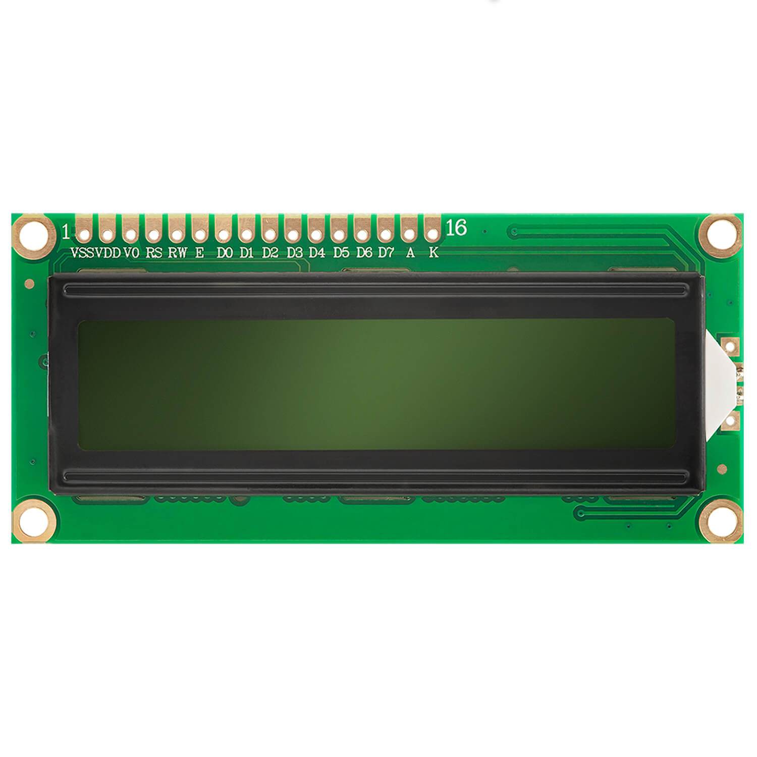 HD44780 1602 LCD Modul Display 2x16 Zeichen (mit grünem Hintergrund) kompatibel mit Arduino und Raspberry Pi - AZ-Delivery