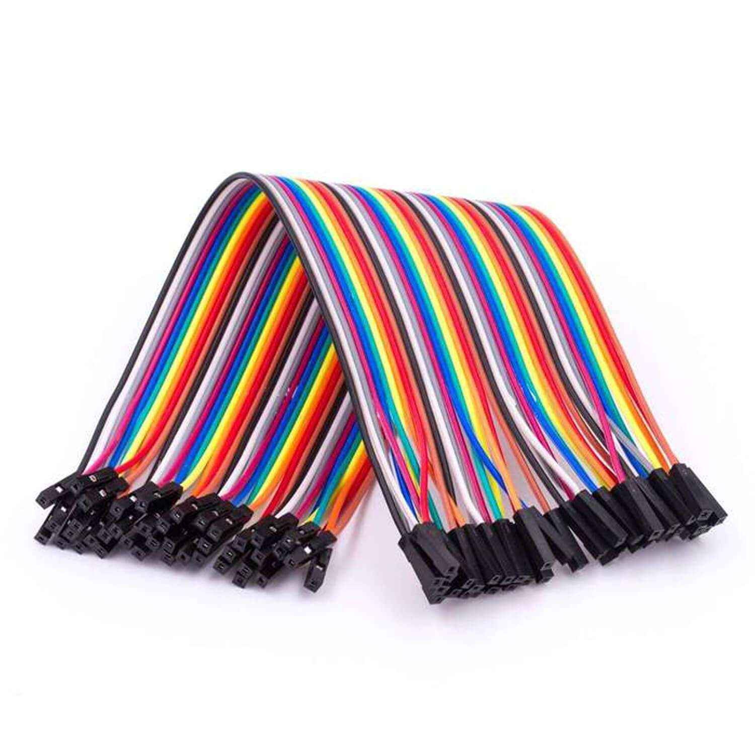 Jumper Wire Kabel 40 STK. je 20 cm F2F Female to Female kompatibel mit Arduino und Raspberry Pi Breadboard - AZ-Delivery