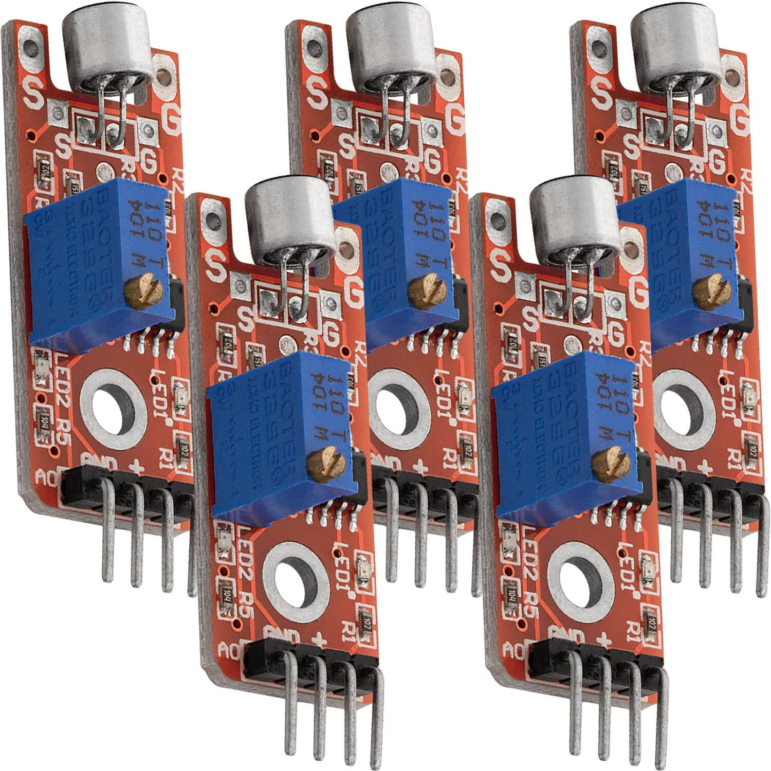 KY-038 Klangerfassungsmodul Mikrofon Voice- Ton Sensor - AZ-Delivery