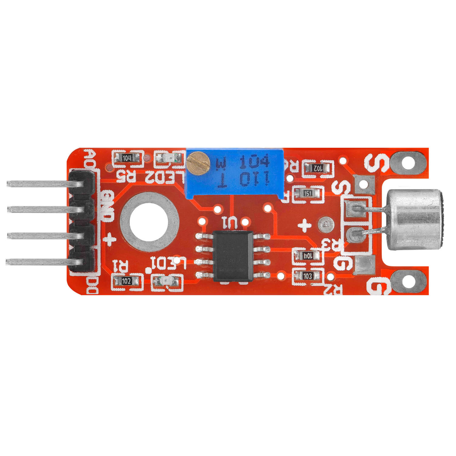 KY-038 Klangerfassungsmodul Mikrofon Voice- Ton Sensor - AZ-Delivery