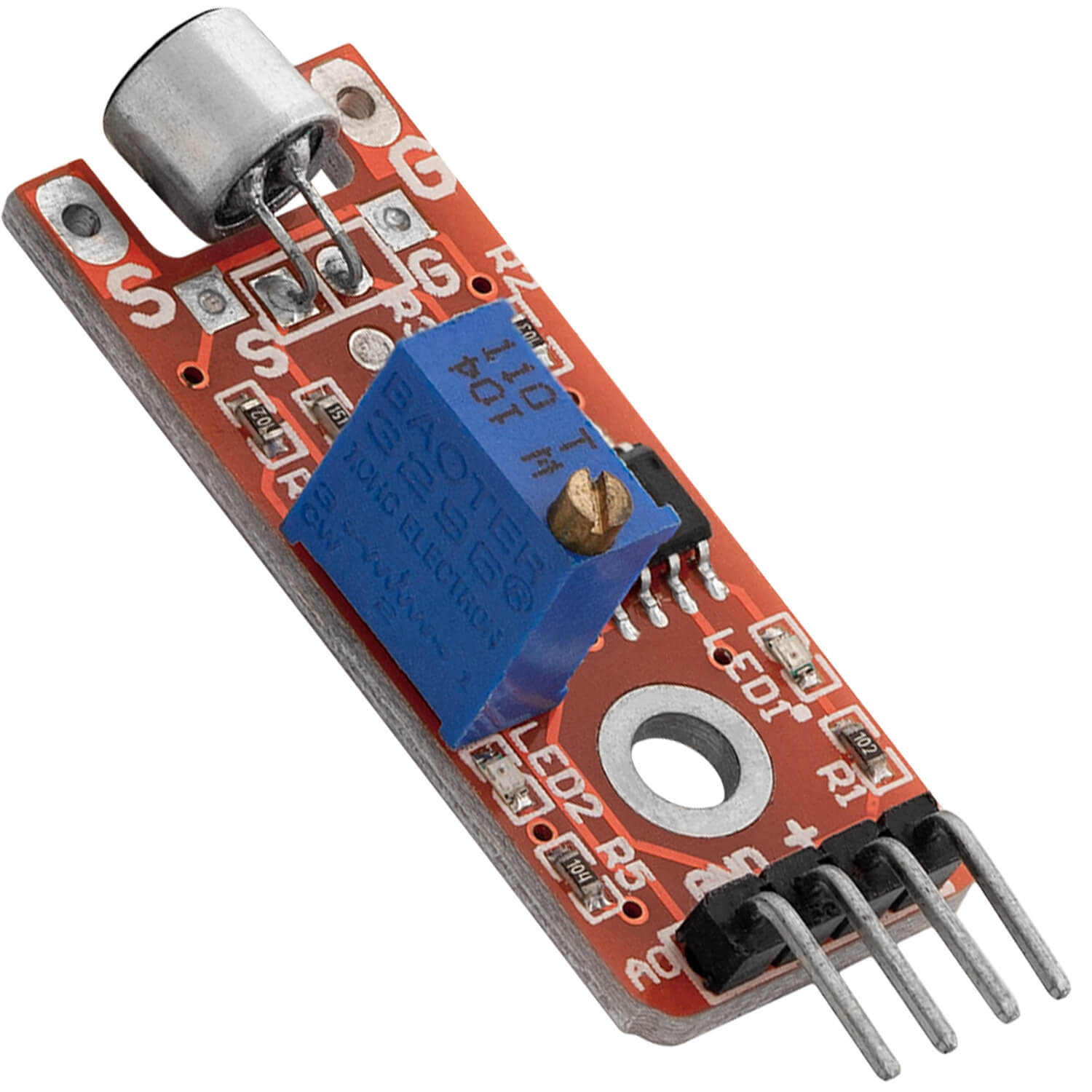 KY-038 Klangerfassungsmodul Mikrofon Voice- Ton Sensor - AZ-Delivery