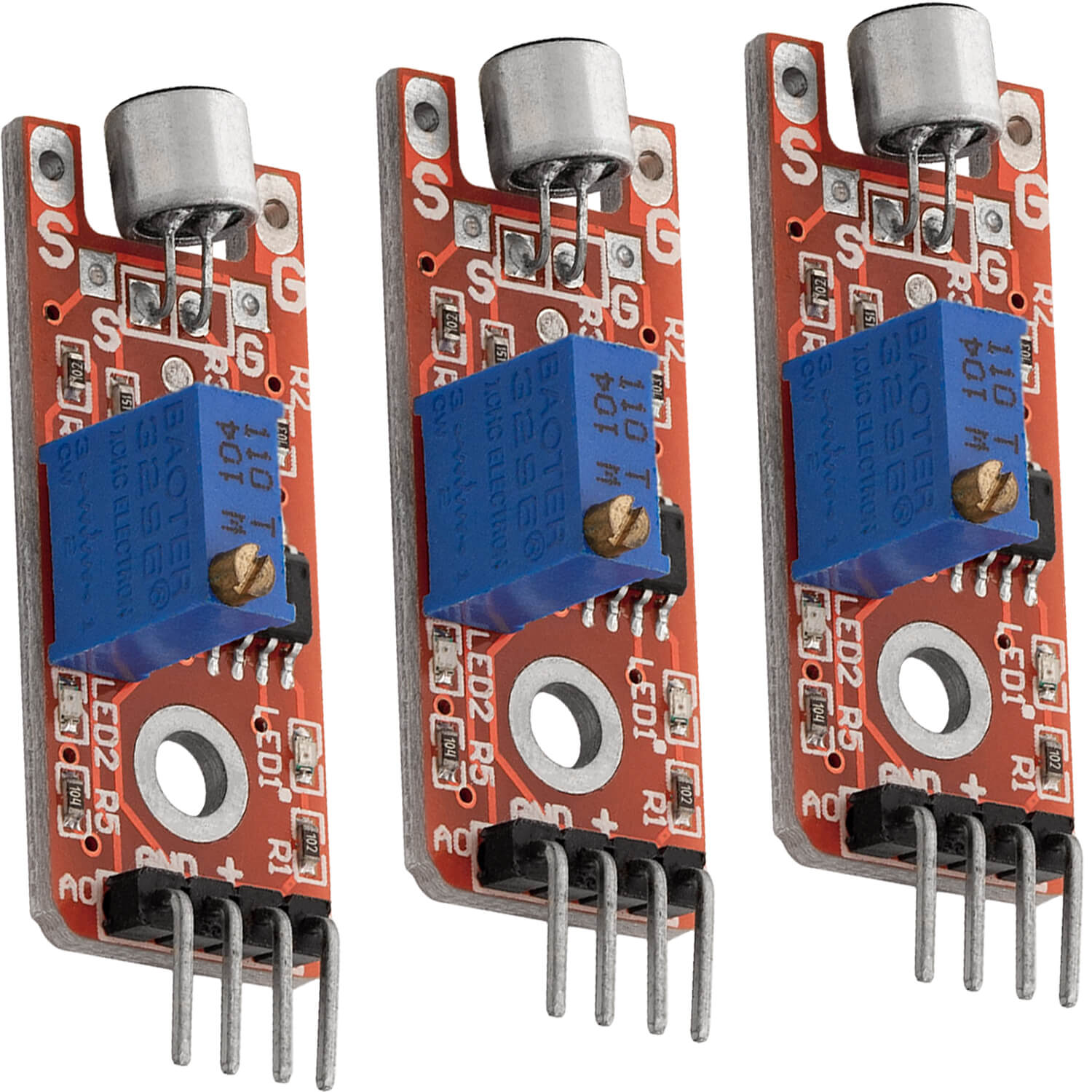 KY-038 Klangerfassungsmodul Mikrofon Voice- Ton Sensor - AZ-Delivery