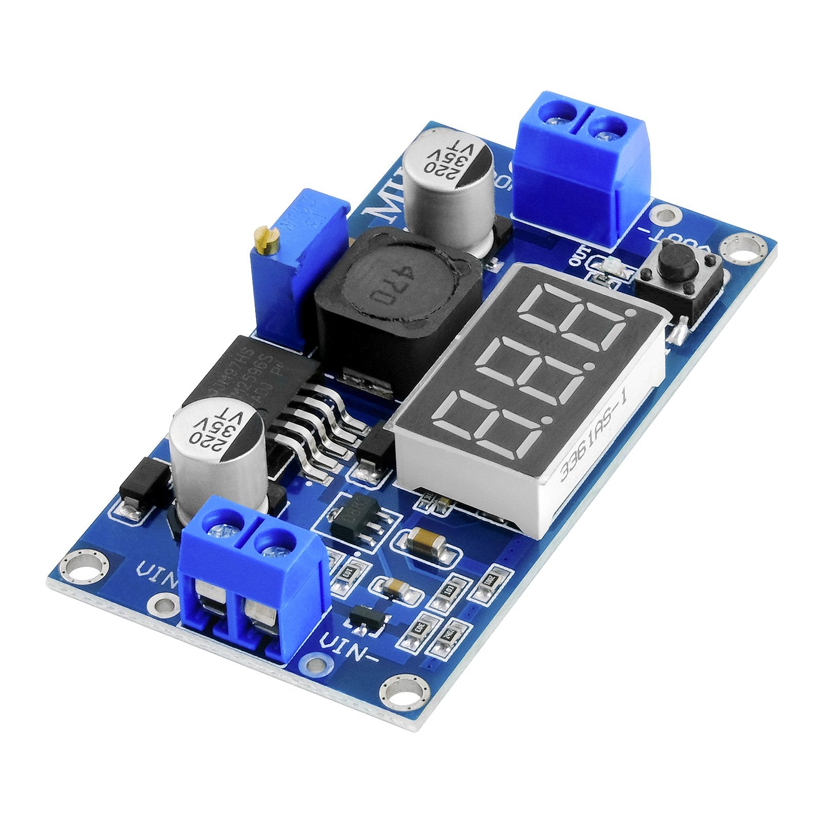 LM2596S Step-down DC-DC Buck Converter mit 3-stelliger Digitalanzeige - AZ-Delivery