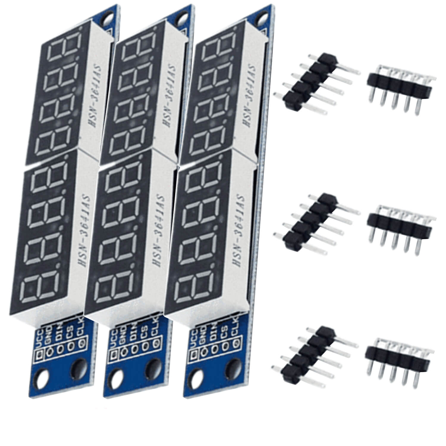 MAX7219 Led Modul 8 Bit 7-Segmentanzeige LED Display für Raspberry Pi - AZ-Delivery