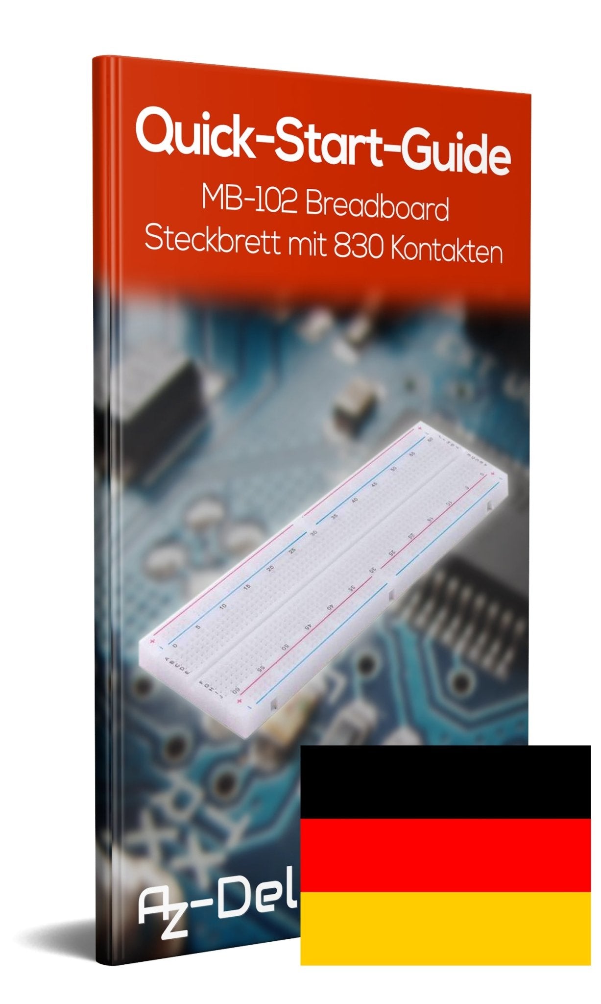 MB-102 Breadboard Steckbrett mit 830 Kontakten - AZ-Delivery