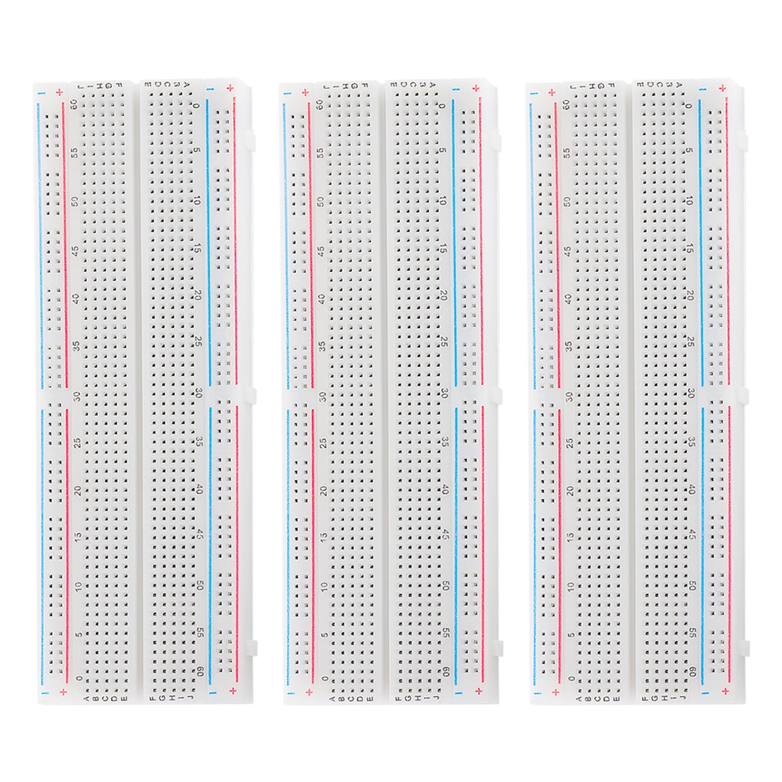 MB-102 Breadboard Steckbrett mit 830 Kontakten kompatibel mit Arduino und Raspberry Pi - AZ-Delivery